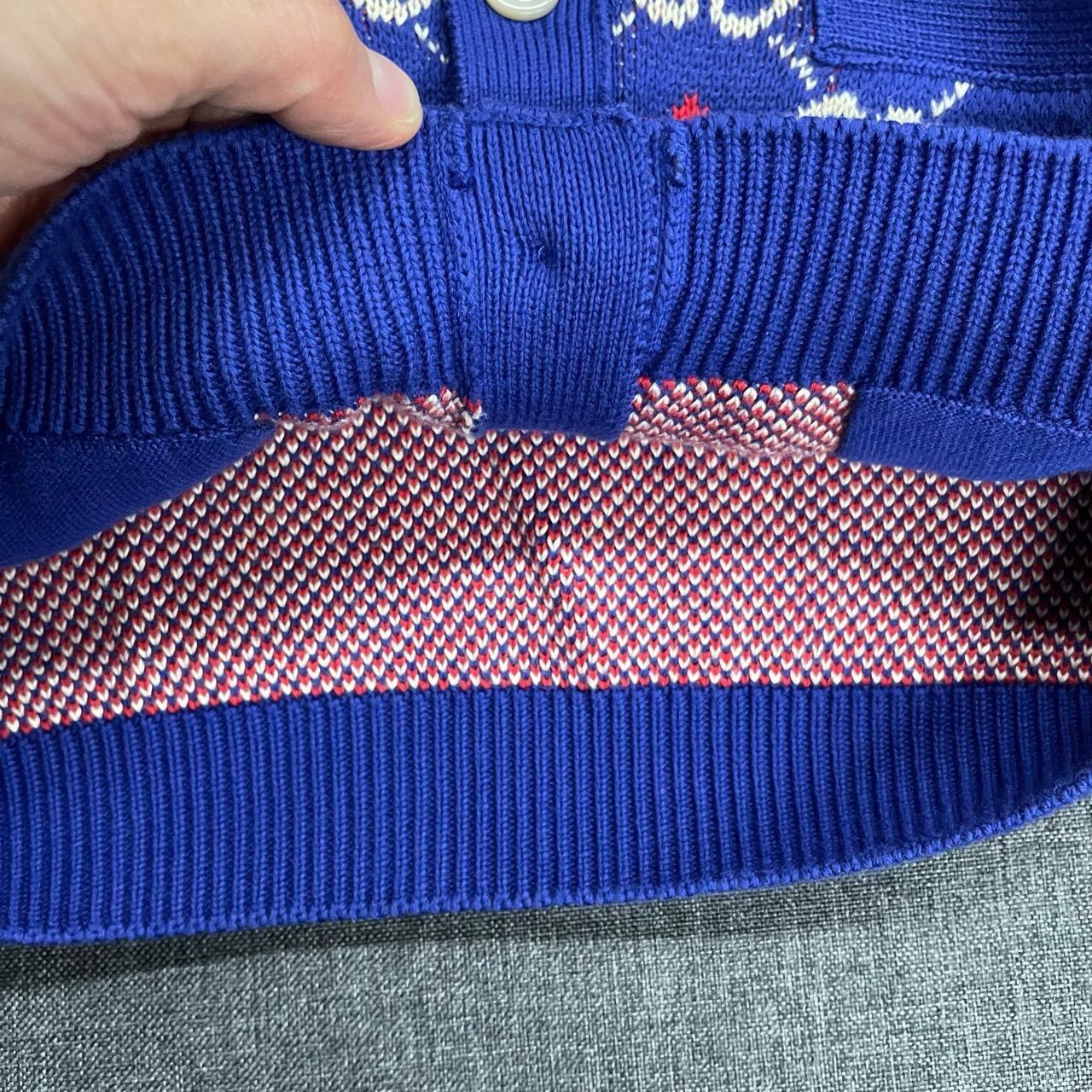 Gucci Gucci Blue new star full print cardigan sweater 2501-Nextar Size US XS / EU 42 / 0 - 7 Thumbnail