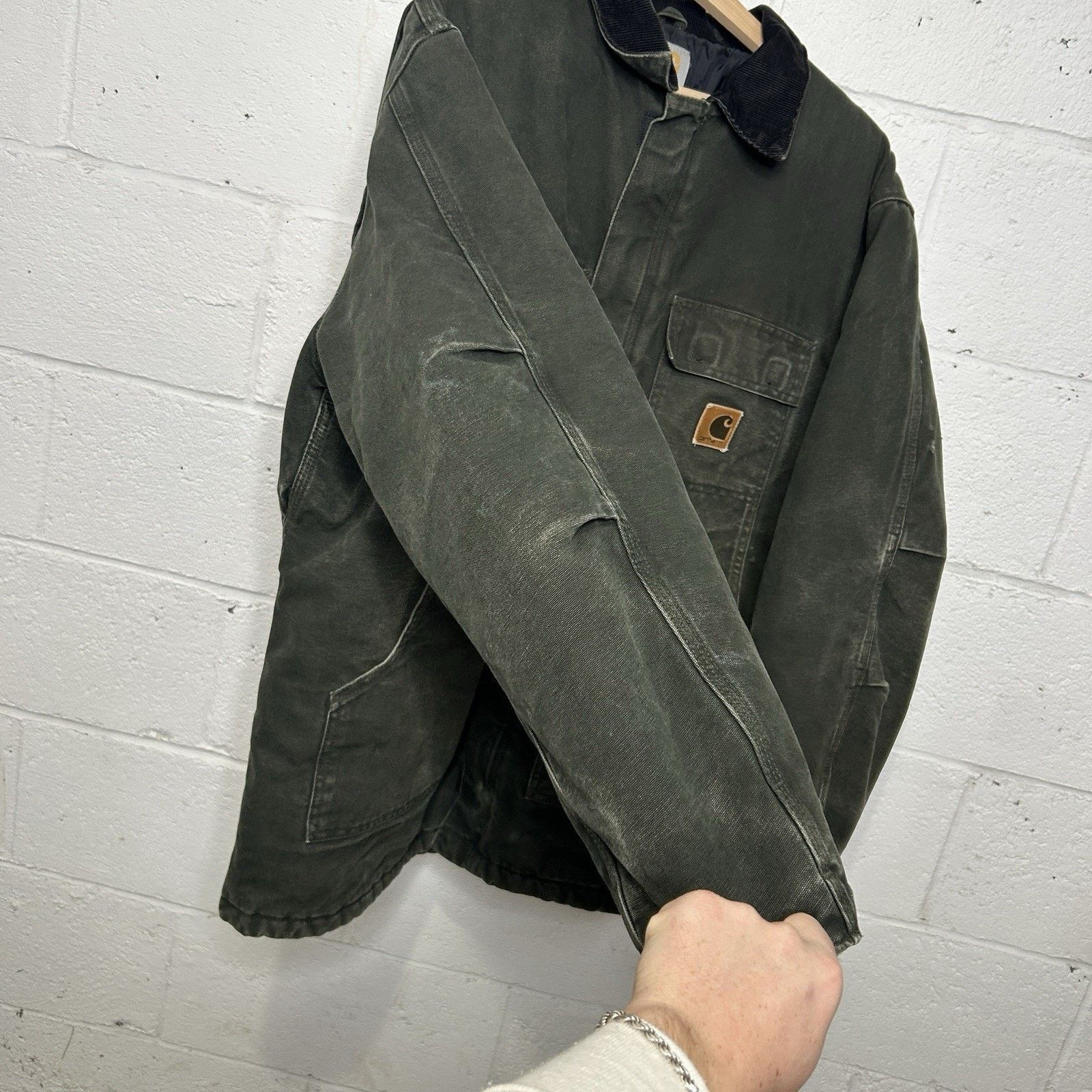 Carhartt Vintage Carhartt Quilted Artic Jacket “Moss Green” C26 MOS Size US L / EU 52-54 / 3 - 6 Thumbnail