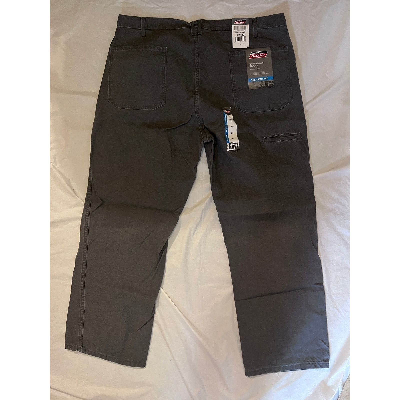 Dickies Dickies Dungaree Jeans Relaxed Fit Sz: 42/30 - 100% Cotton Size US 42 / EU 58 - 2 Thumbnail