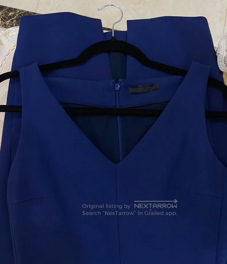 The Row The Row size 2 Navy Slim Dress Size S / US 4 / IT 40 - 3 Thumbnail