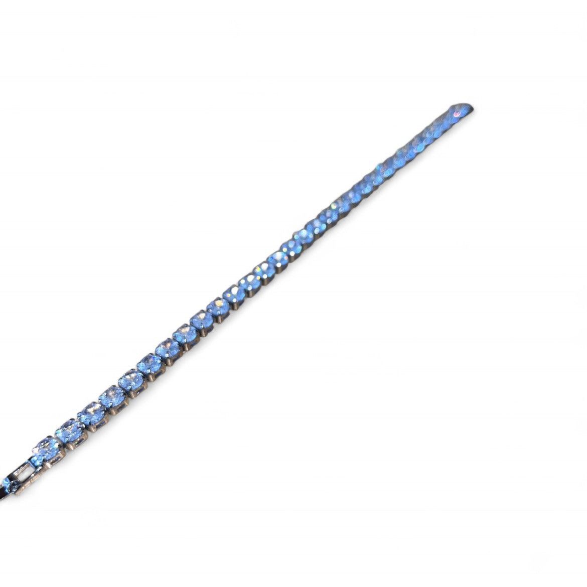 Vintage Tennis Bracelet Style Silver Shiny Diamonds Jewelry Hip Hop Size ONE SIZE - 2 Thumbnail