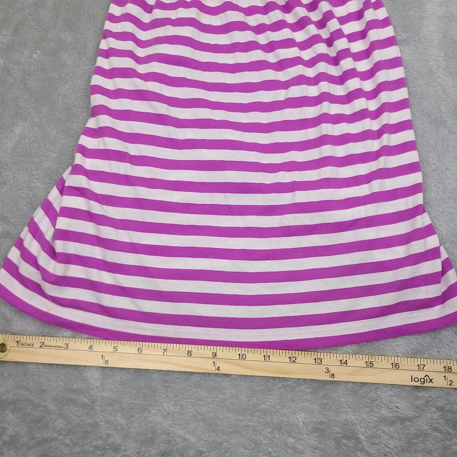 Lilly Pulitzer Lilly Pulitzer Pansy Purple Striped Spaghetti Strap Sun Dres Size XS / US 0-2 / IT 36-38 - 5 Thumbnail