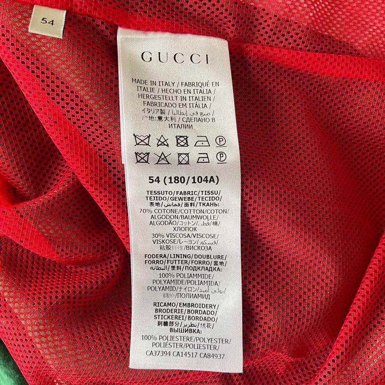Gucci Gucci Green ivory white coke logo zipper jacket 2501-Nextar Size US L / EU 52-54 / 3 - 4 Thumbnail