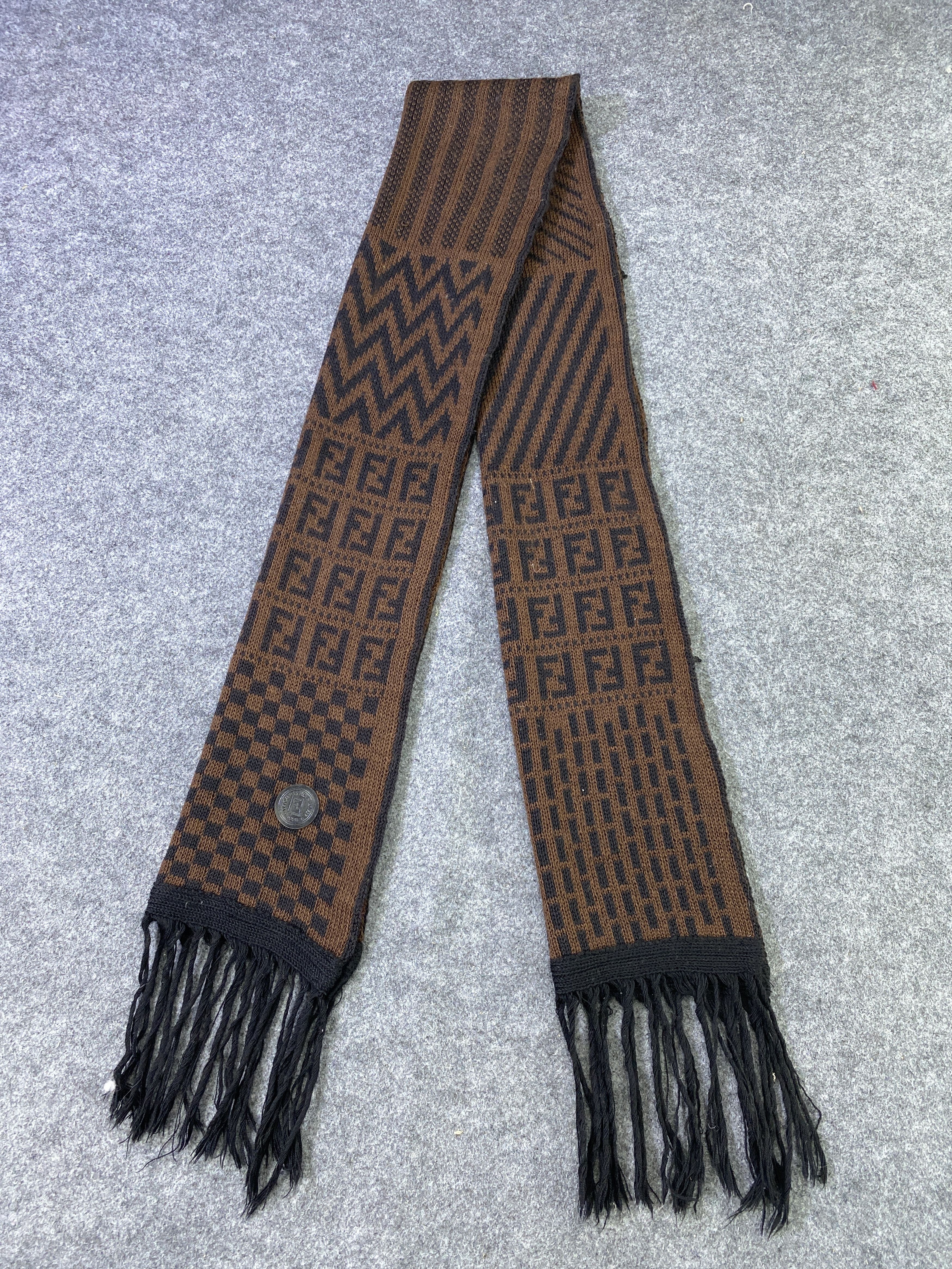 Designer VINTAGE FENDI Scarf / Muffler / Neckwear -T857 Size ONE SIZE - 4 Thumbnail