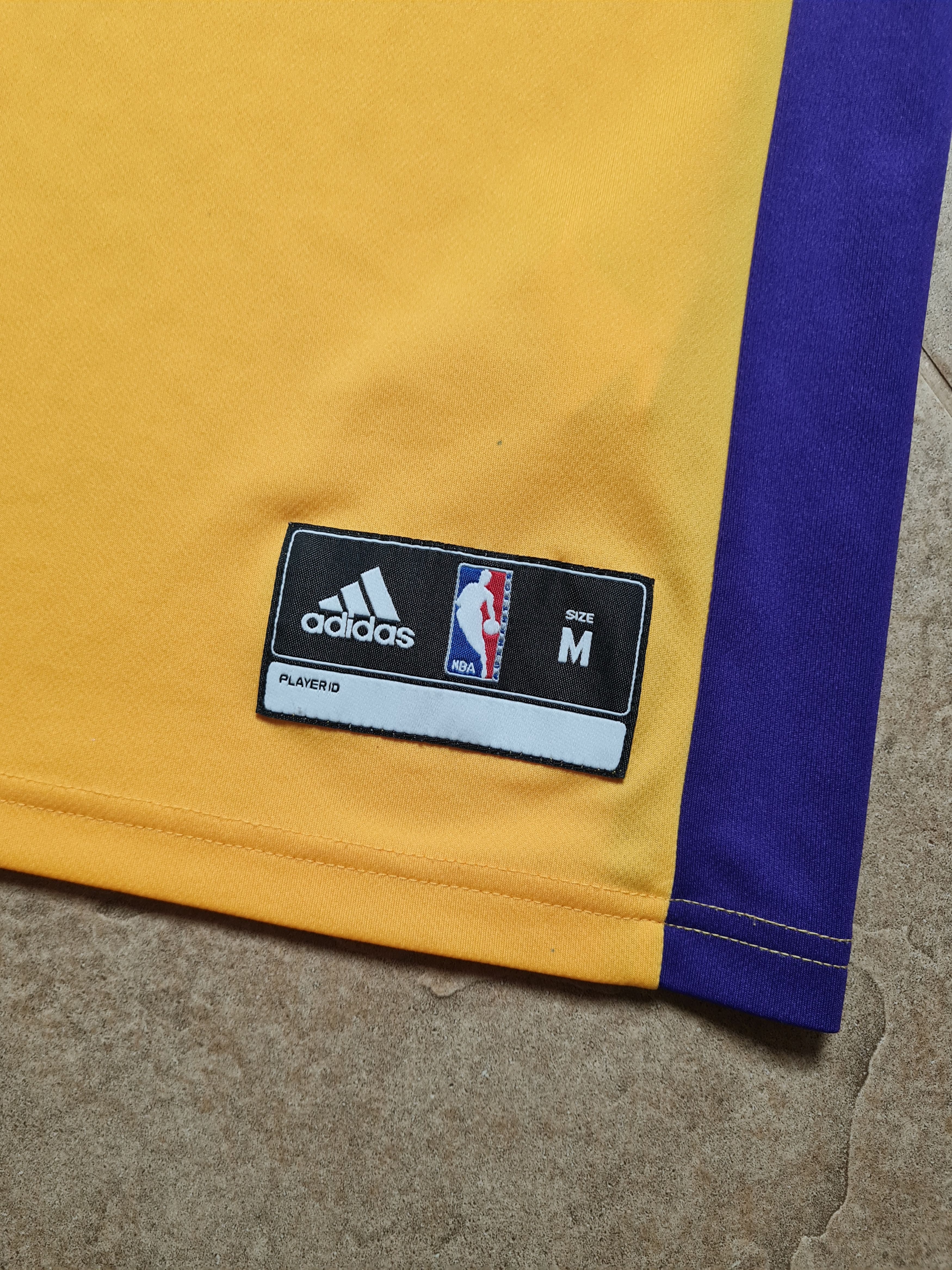 Adidas Adidas NBA Lakers #24 Bryant 2013 Yellow Men’s Shirts Size M Size US M / EU 48-50 / 2 - 4 Thumbnail