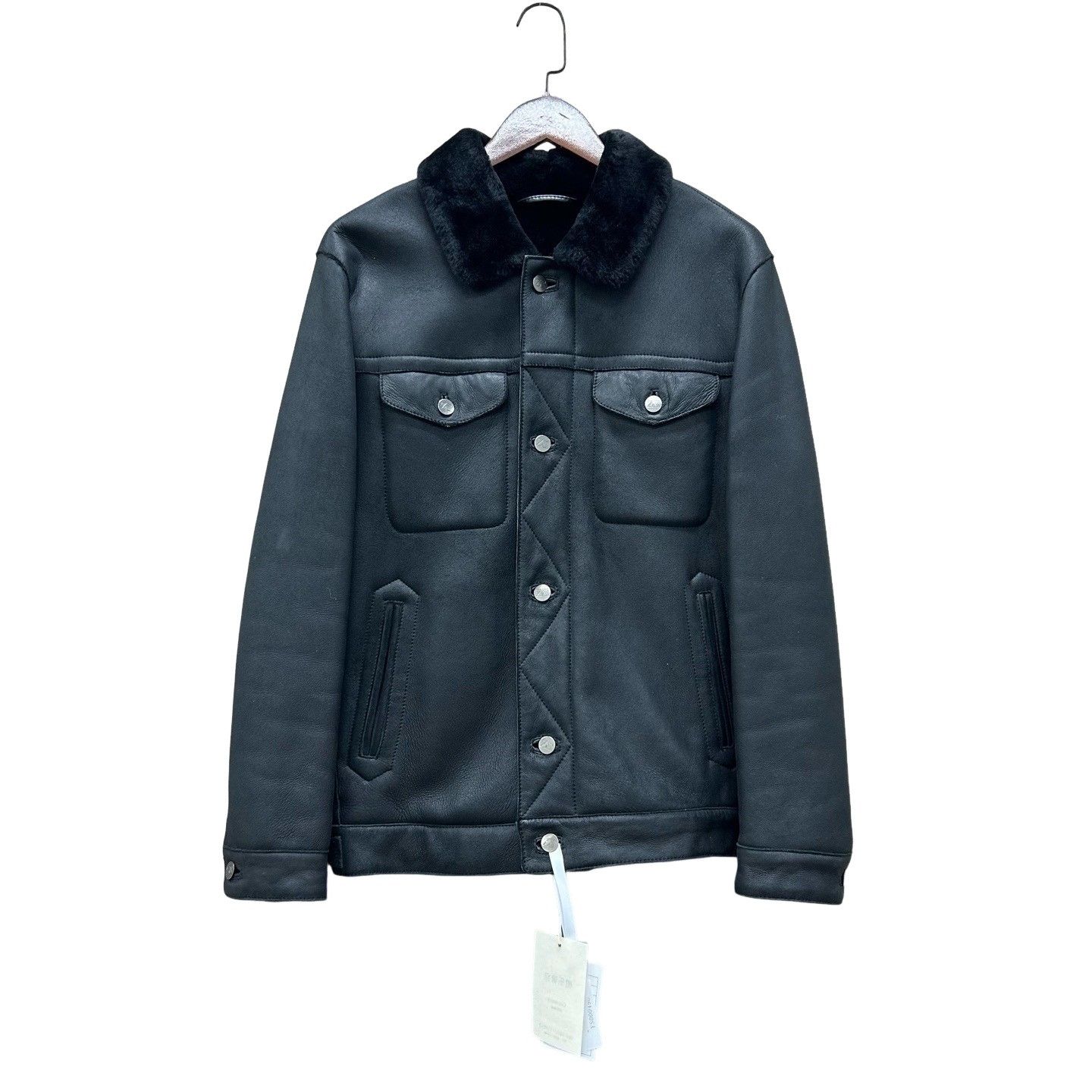 Z Zegna Zegna Sport Lambskin Shearling Leather Jacket Size M Size US M / EU 48-50 / 2 - 1 Thumbnail