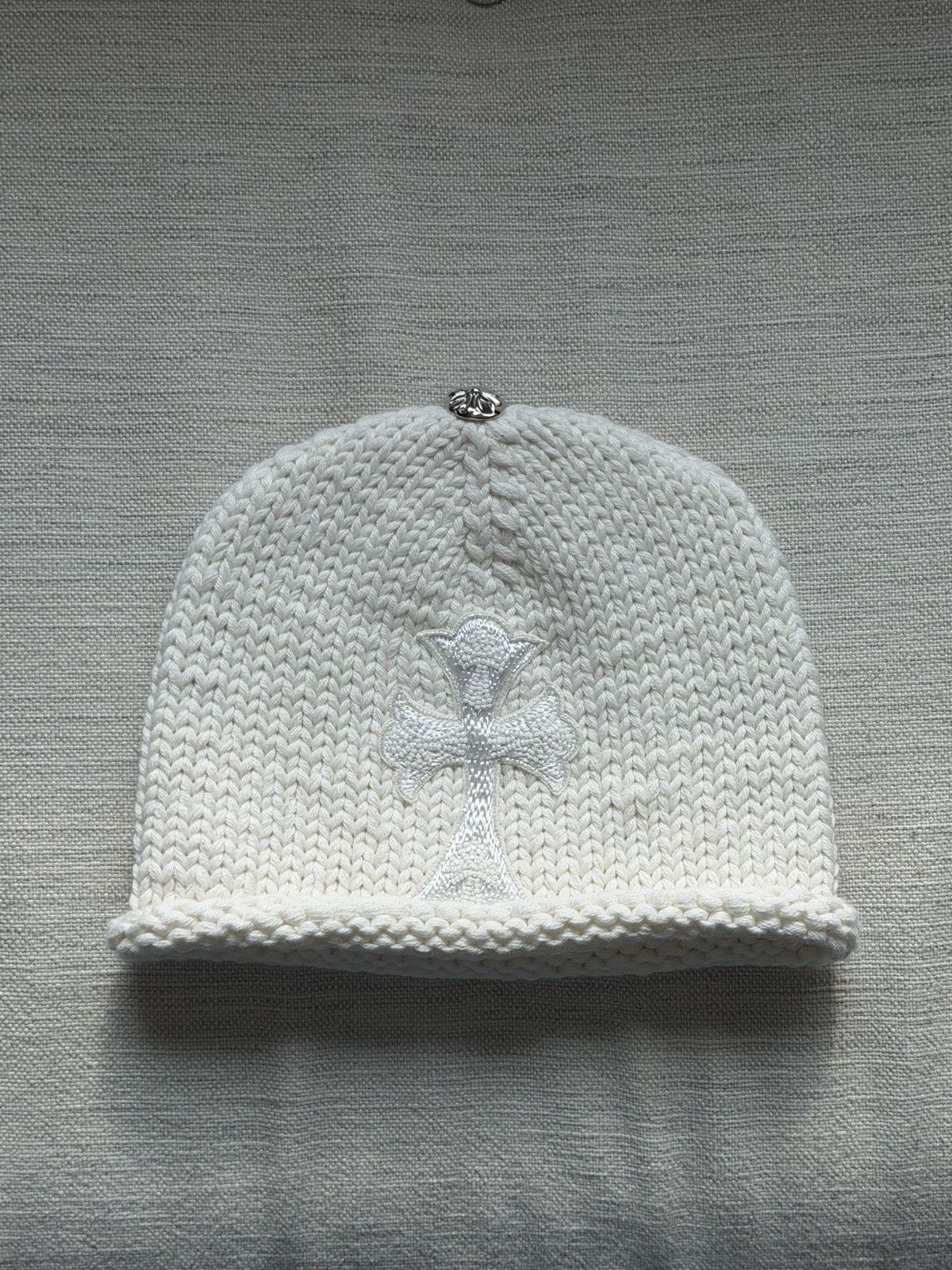 Chrome Hearts Chrome Hearts beaded patches cashmere beanie Size ONE SIZE - 2 Thumbnail