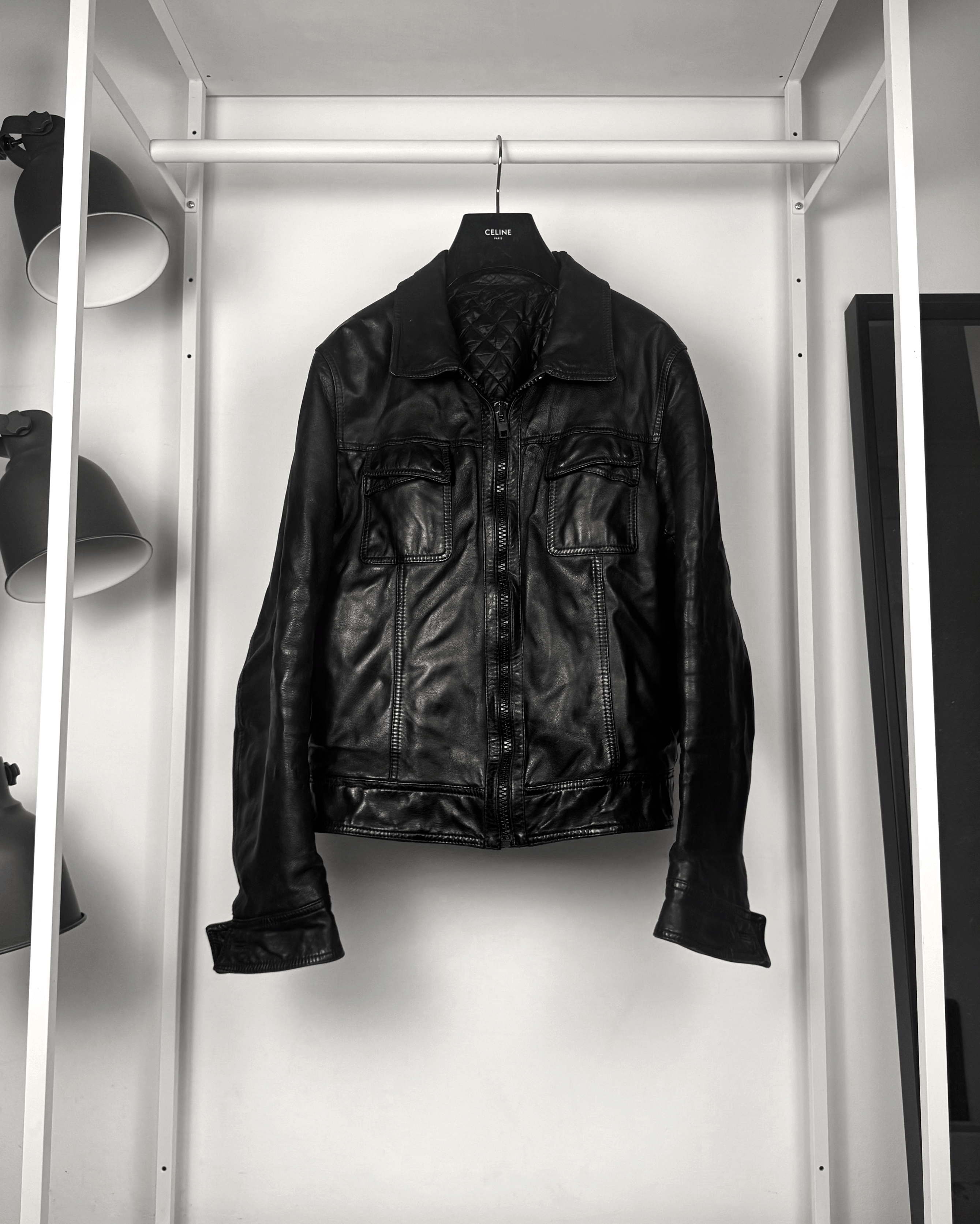 DIOR HOMME AW06 leather jacket 44 エディ期 Dior × Hedi Slimane