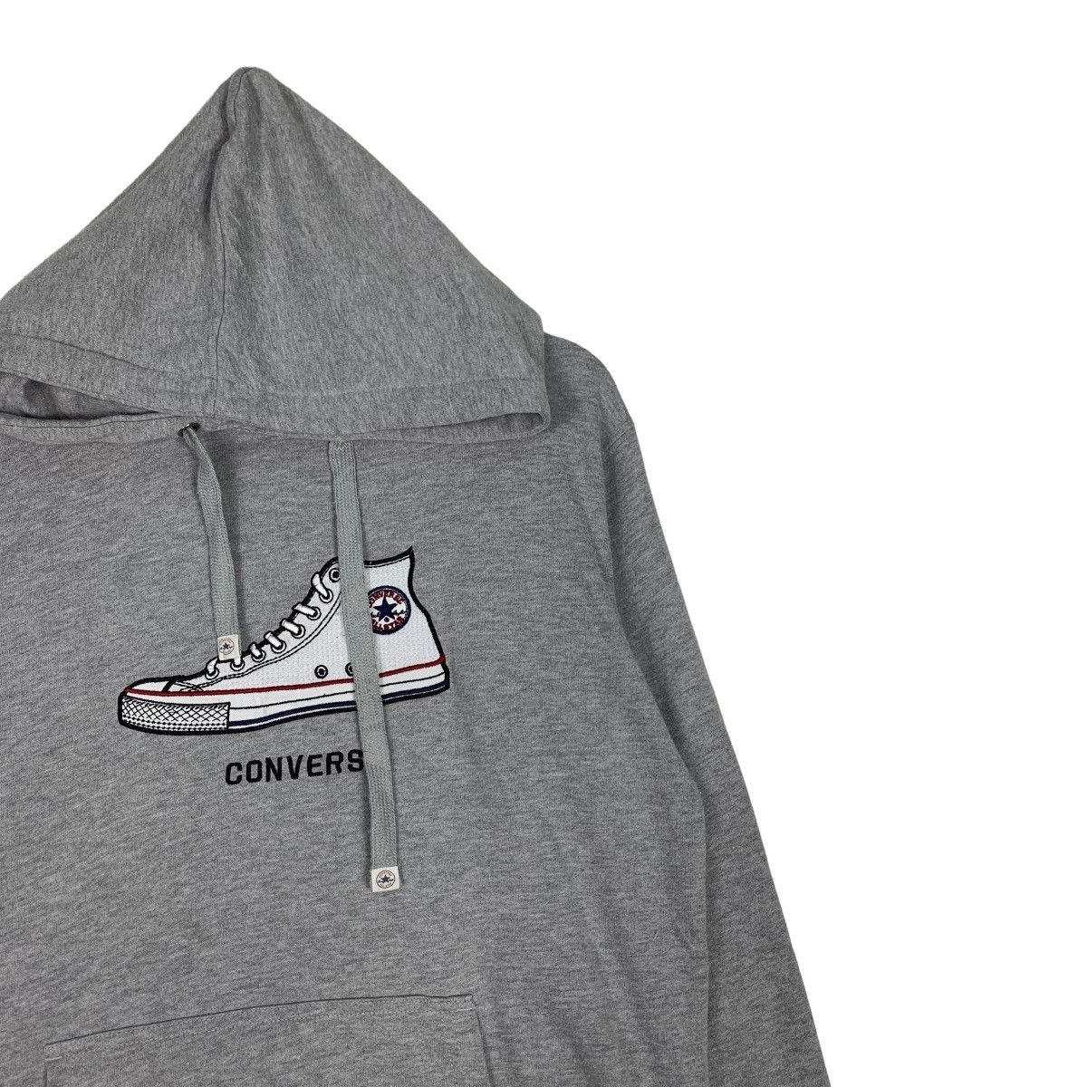 Converse CONVERSE Shoes Big Logo Pullover Hoodies #0821-C37 Size US L / EU 52-54 / 3 - 6 Thumbnail