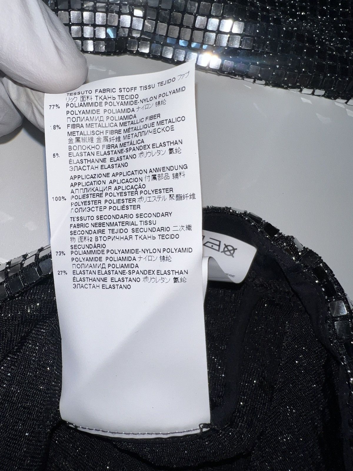 Maison Margiela Mm6 maison margiela disco ball turtleneck Size S / US 4 / IT 40 - 8 Thumbnail