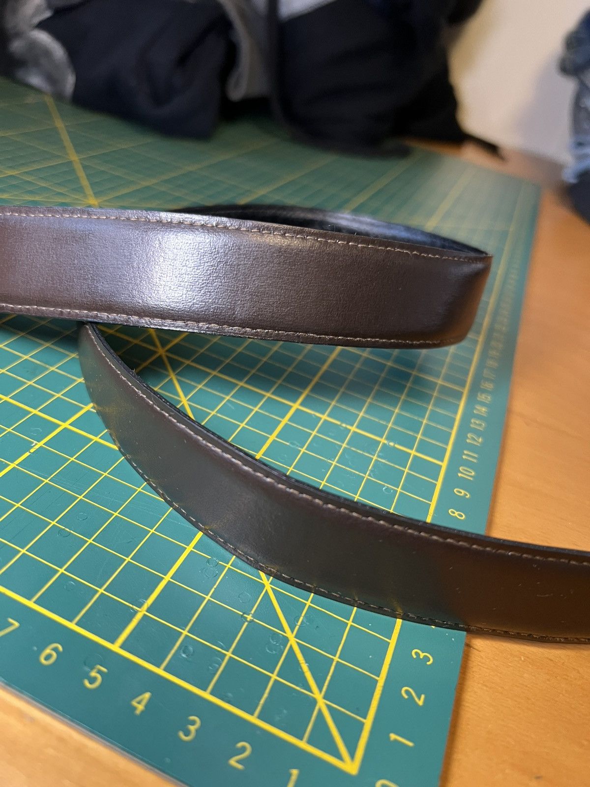 Giorgio Armani Vintage Georgio Armani reversible two-tone leather belt Size ONE SIZE - 19 Thumbnail