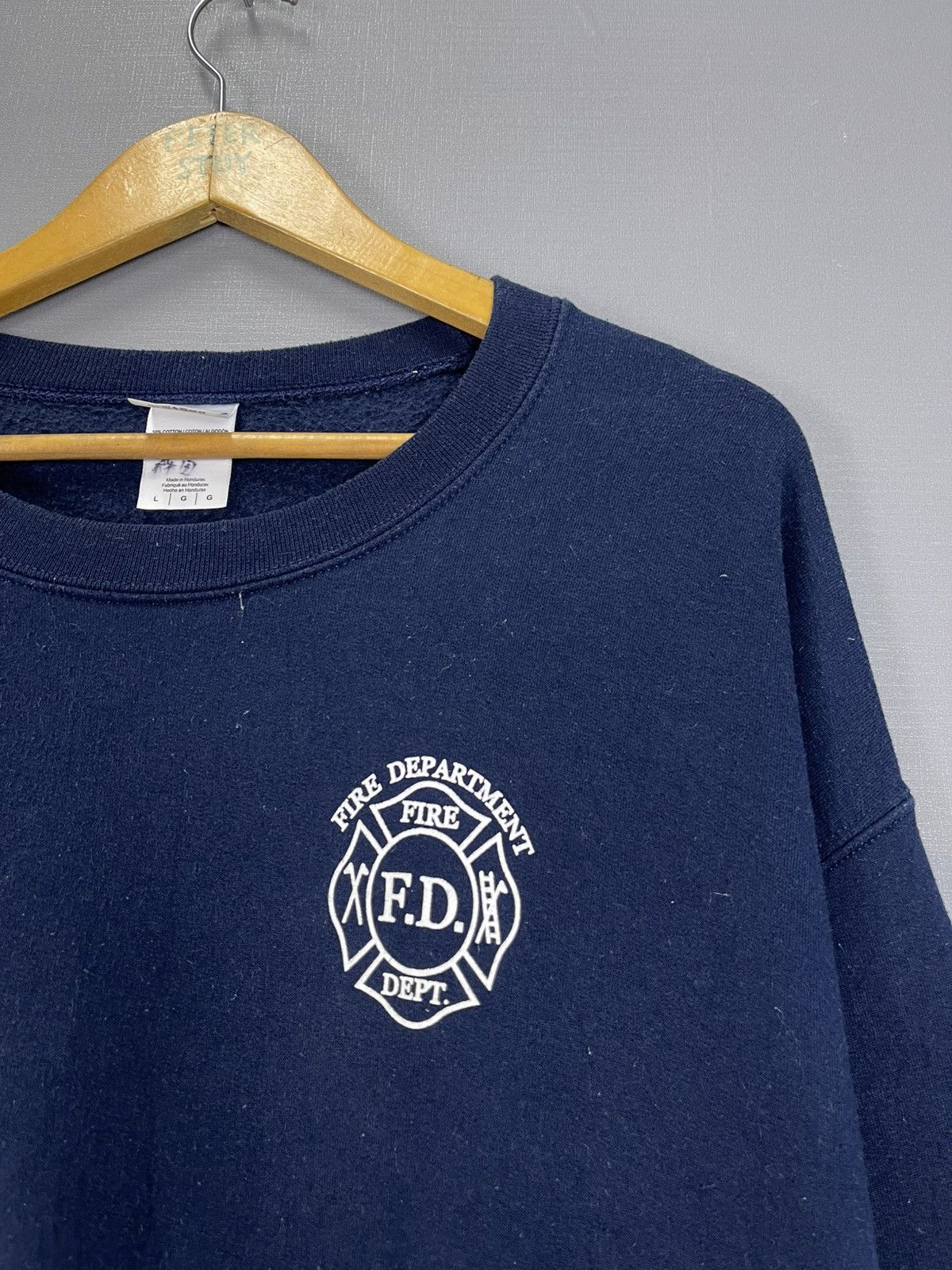 Vintage Vintage Fire Department Sweatshirt Size US L / EU 52-54 / 3 - 6 Thumbnail