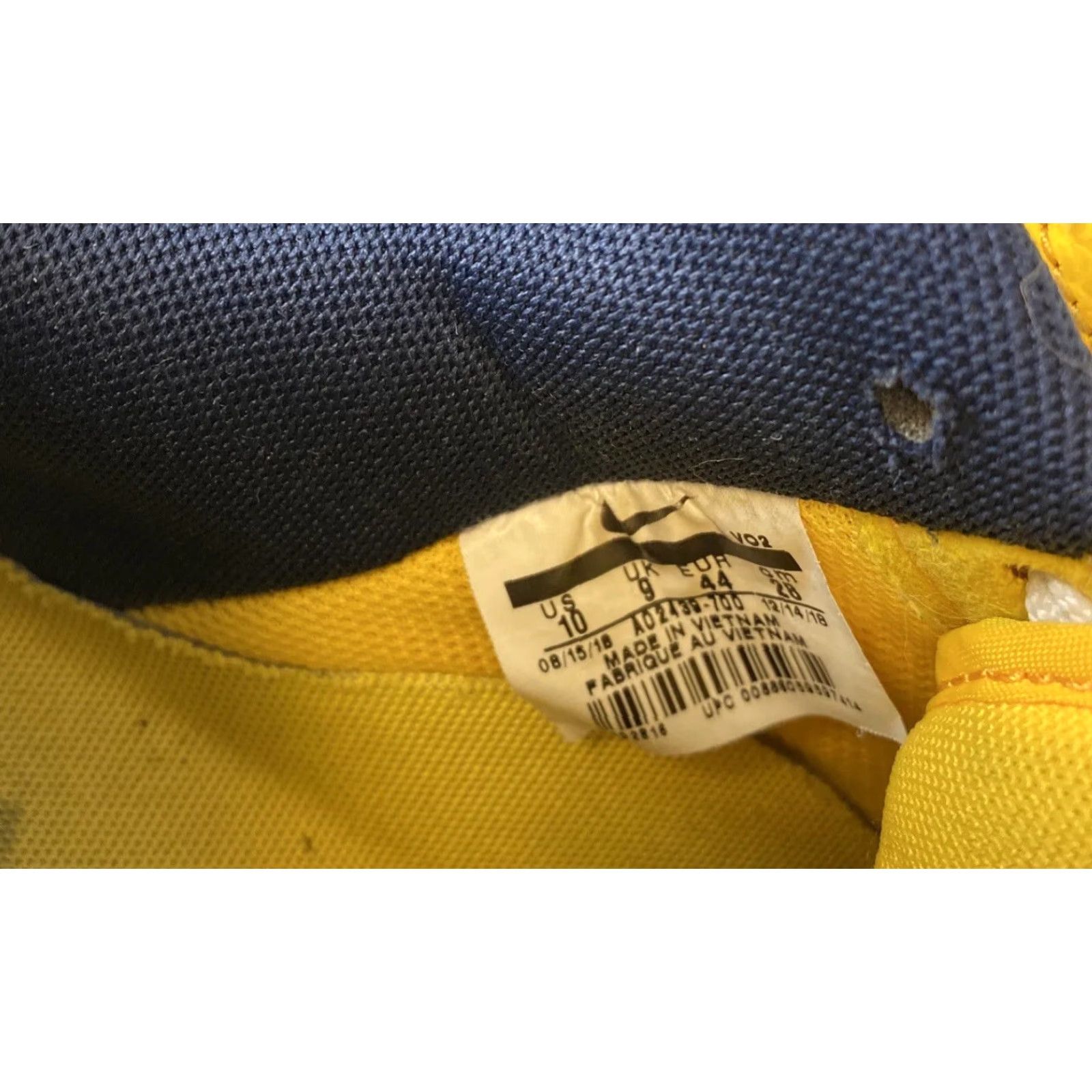 Nike Nike Air Force 1 Low 07 Lv8 Amarillo White Yellow Navy Blue Men 10 / S1 Nike Air Force 1 Low 07 Lv8 Amarillo White Yellow Navy Blue Men 10 / S1 Size ONE SIZE - 7 Thumbnail