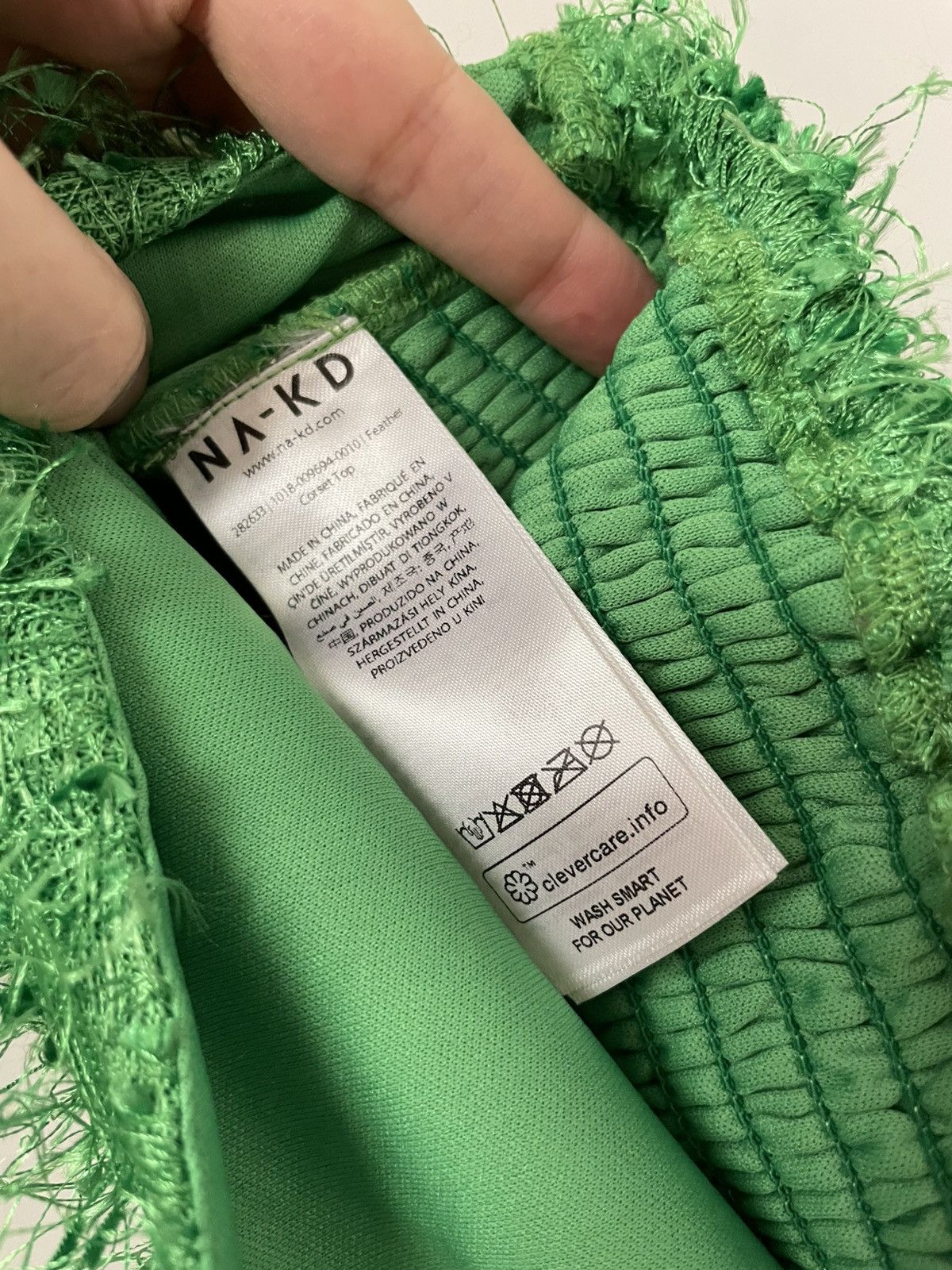Naked & Famous NA-KD fluffy crop top Size XL / US 12-14 / IT 48-50 - 7 Thumbnail