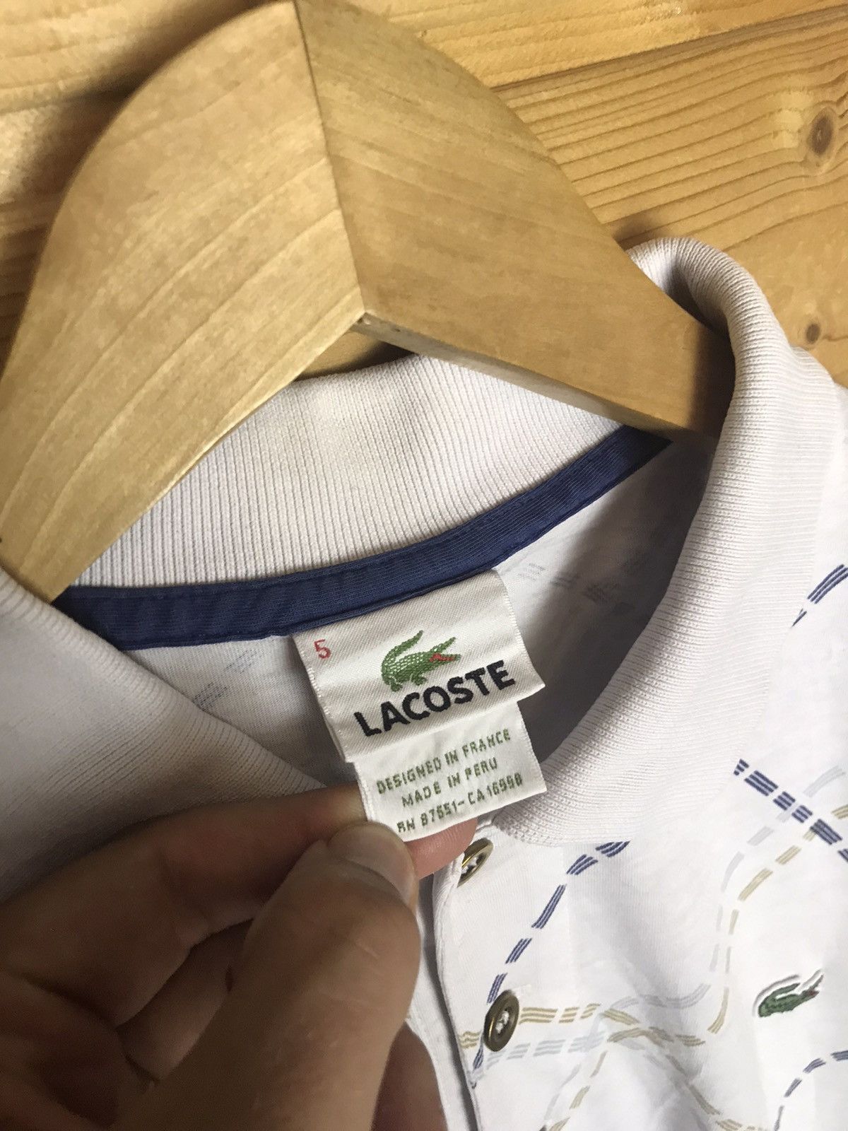 Lacoste Vintage 90s Lacoste polo Size US L / EU 52-54 / 3 - 6 Thumbnail