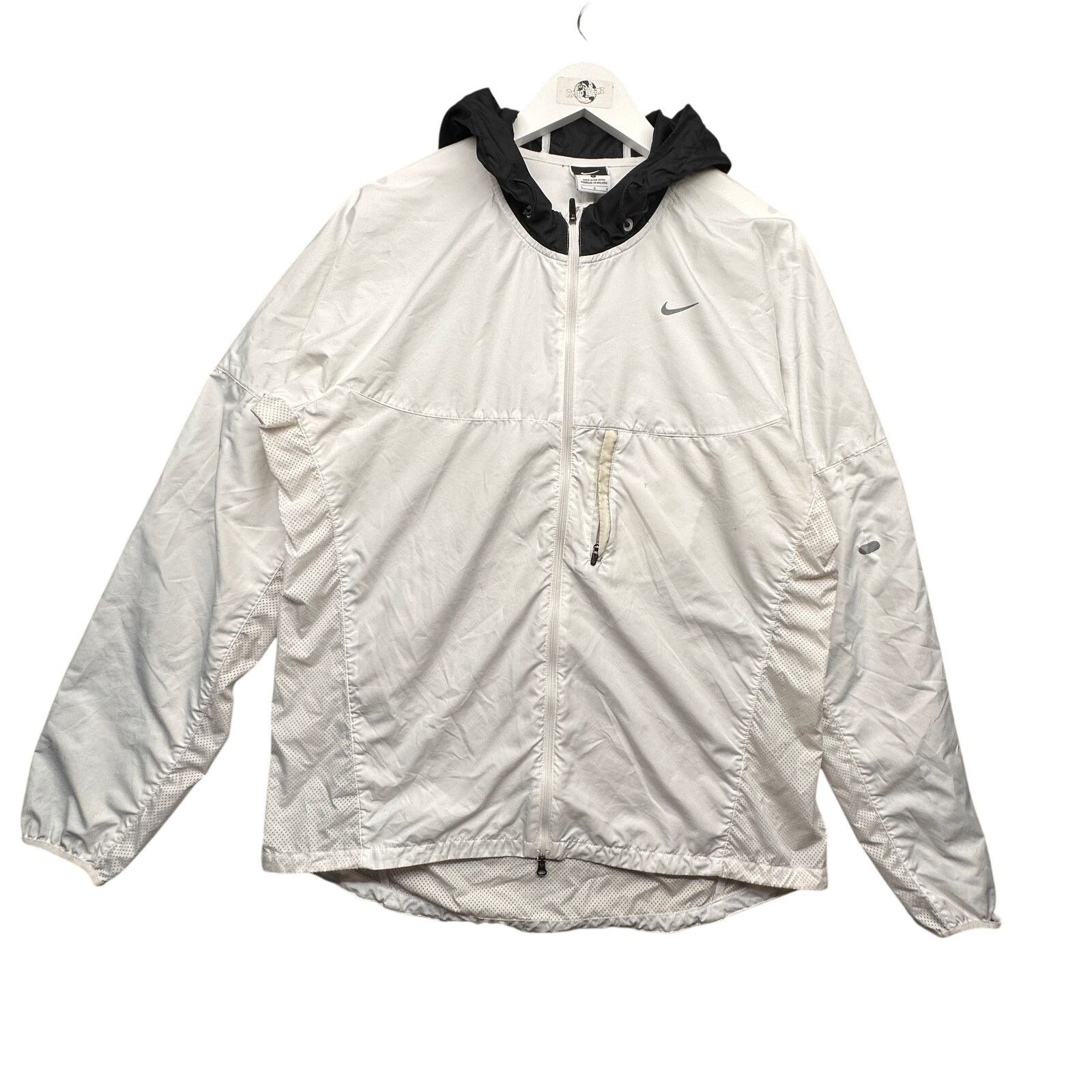 Nike Nike Windbreaker Hooded Black White Mesh Lined Jacket Large Size US L / EU 52-54 / 3 - 1 Thumbnail