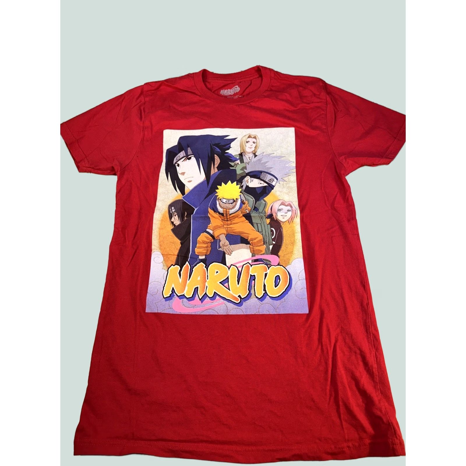 Vintage VINTAGE Naruto Anime Red Graphic T-Shirt Men’s Medium Sasuke Kakashi Sakura Tsunade T Size US M / EU 48-50 / 2 - 1 Thumbnail