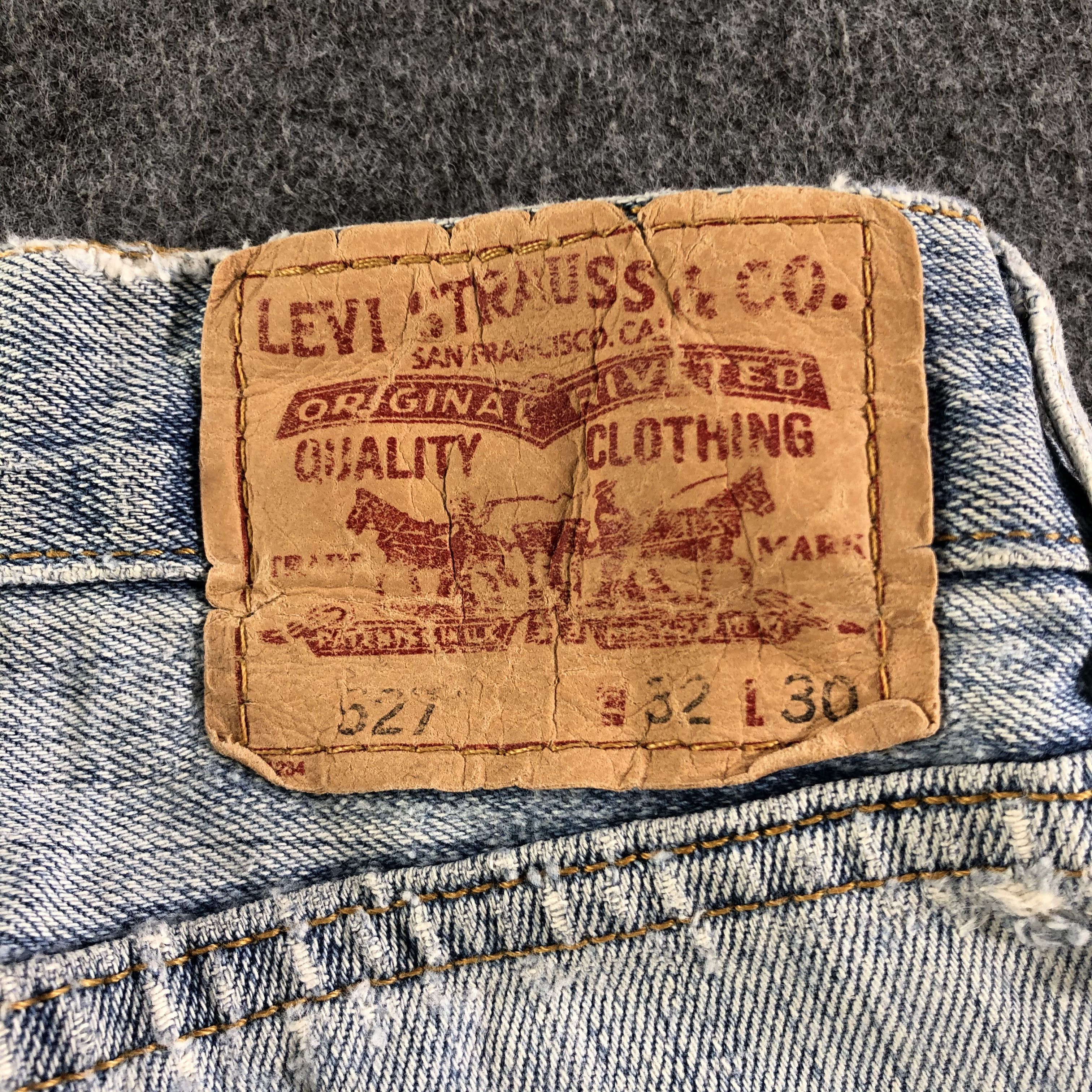 Levi's Vintage Light Wash Levis 527 Jeans-J3053 Size US 32 / EU 48 - 5 Thumbnail
