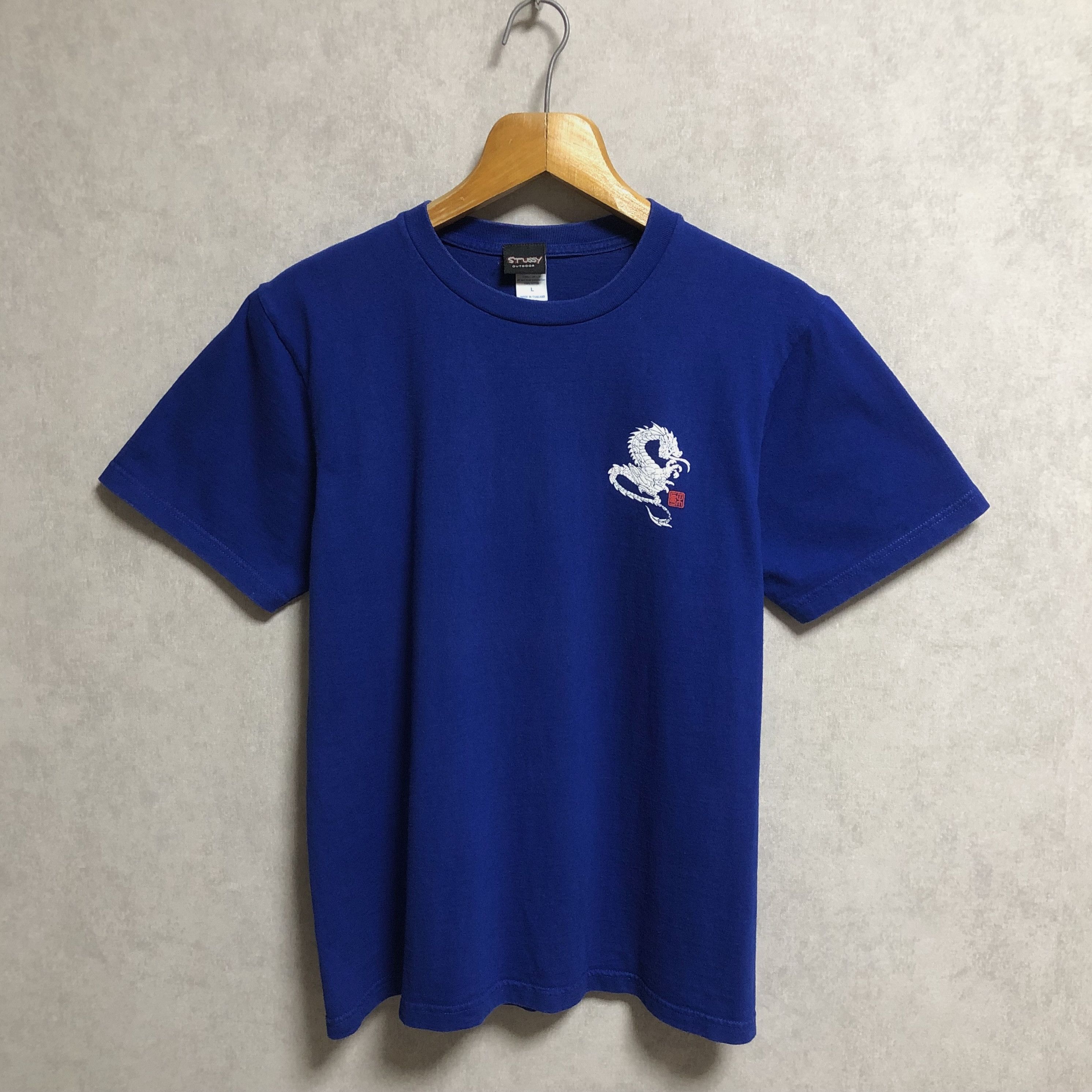 Stussy Vintage Stussy Outdoor Dragon Puff Print Tee Size US M / EU 48-50 / 2 - 2 Thumbnail