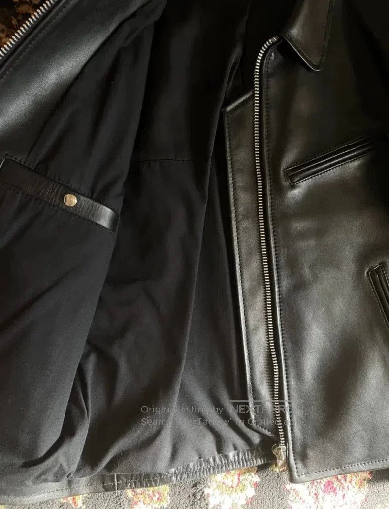 Comme des Garcons Comme des Garcons 00aw Leather Biker Jacket. Size US L / EU 52-54 / 3 - 5 Thumbnail