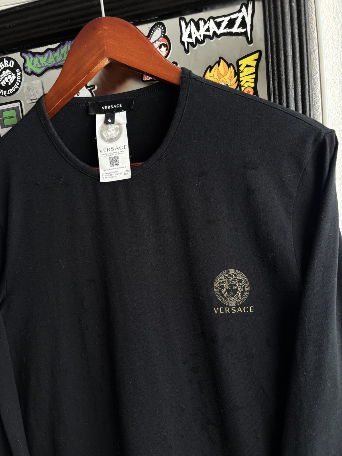 Versace Versace medusa Logo long Sleeve Size US S / EU 44-46 / 1 - 2 Thumbnail