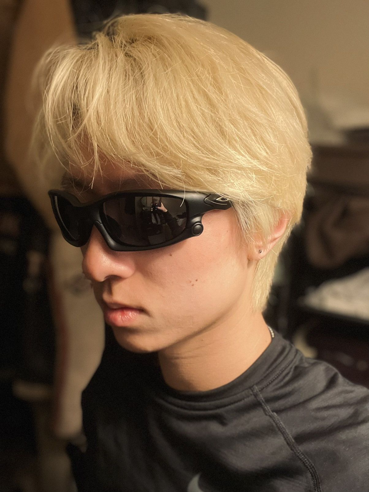 Oakley OAKLEY SPLIT JACKET MATTE BLACK SUNGLASSES Size ONE SIZE - 7 Thumbnail
