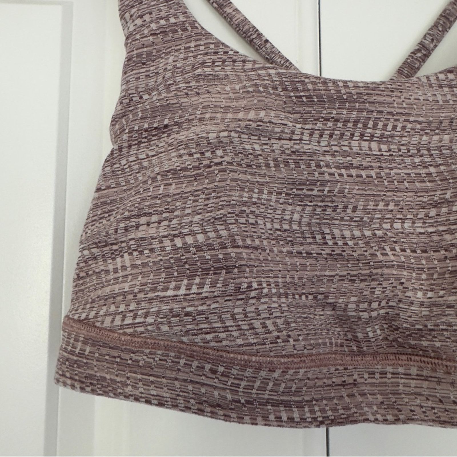 Lululemon Lululemon Energy Bra in Arrow Jacquard Antique Bark Copper Size XL / US 12-14 / IT 48-50 - 5 Thumbnail