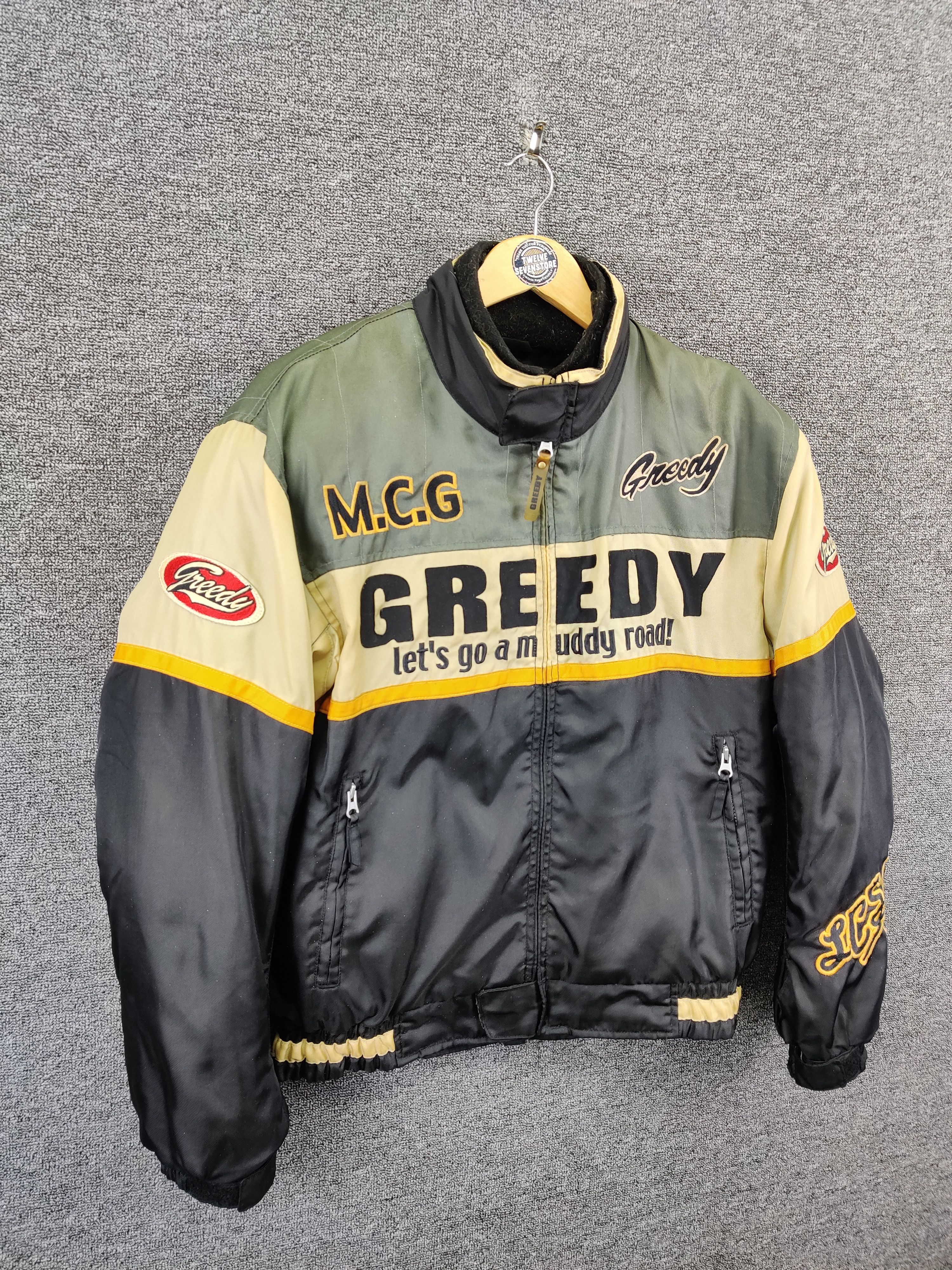 Greedy Genius Vintage Greedy Racing Motorcycle Ridding Jacket Size US M / EU 48-50 / 2 - 7 Thumbnail