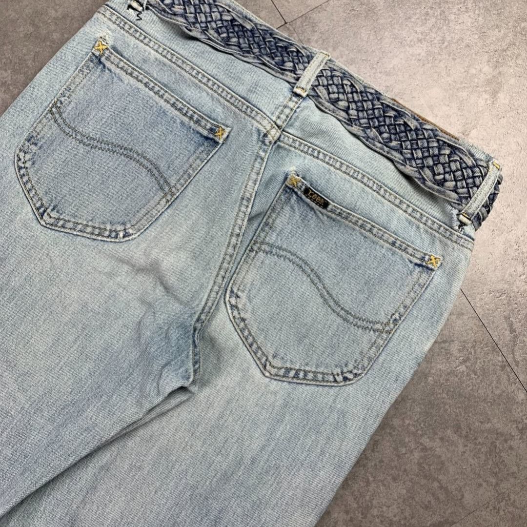 Tornado Mart 💥flare💥vintage Lee denim faded Size US 31 - 3 Thumbnail