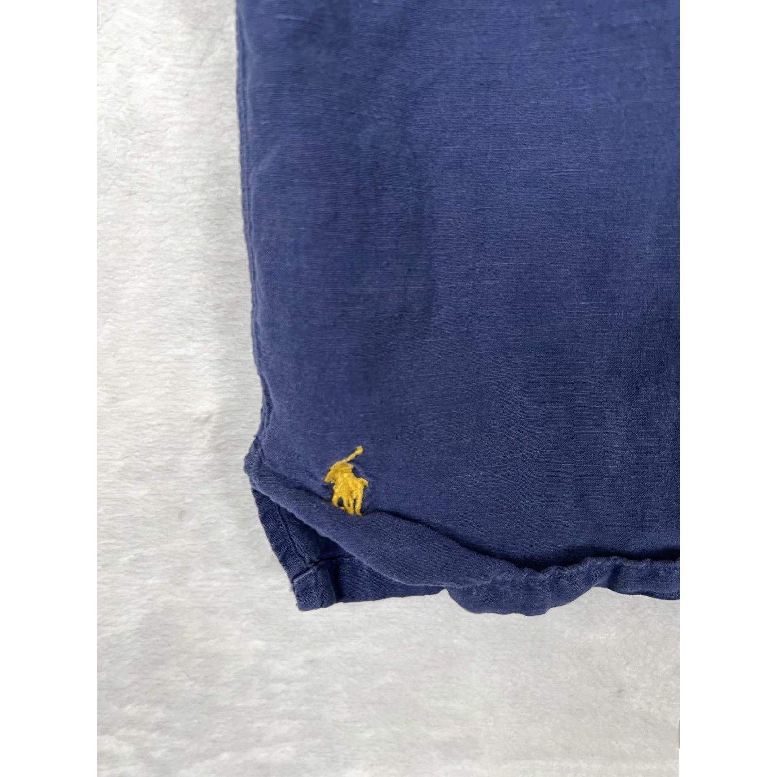 Polo Ralph Lauren Polo Ralph Lauren Shirt Short Sleeve Button-Up Size L Blue Solid Button-Down Collar Men Classic Vintage No Size US L / EU 52-54 / 3 - 2 Thumbnail