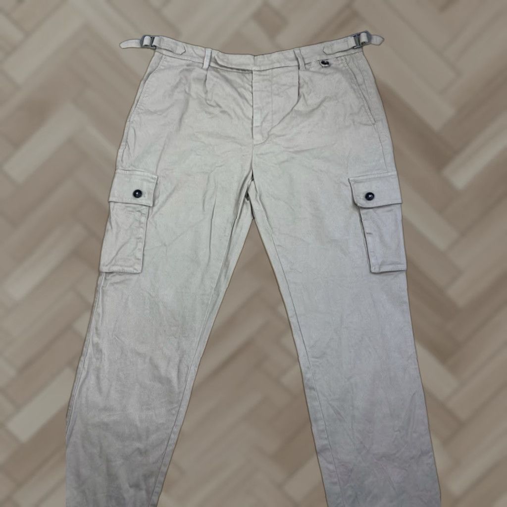 Vintage Marcel Floruss Beige Cargo Pants Size 32 Men Pants Regular Inseam 30 Beige Cargo American Lifestyle Mens Size US 32 / EU 48 - 1 Thumbnail