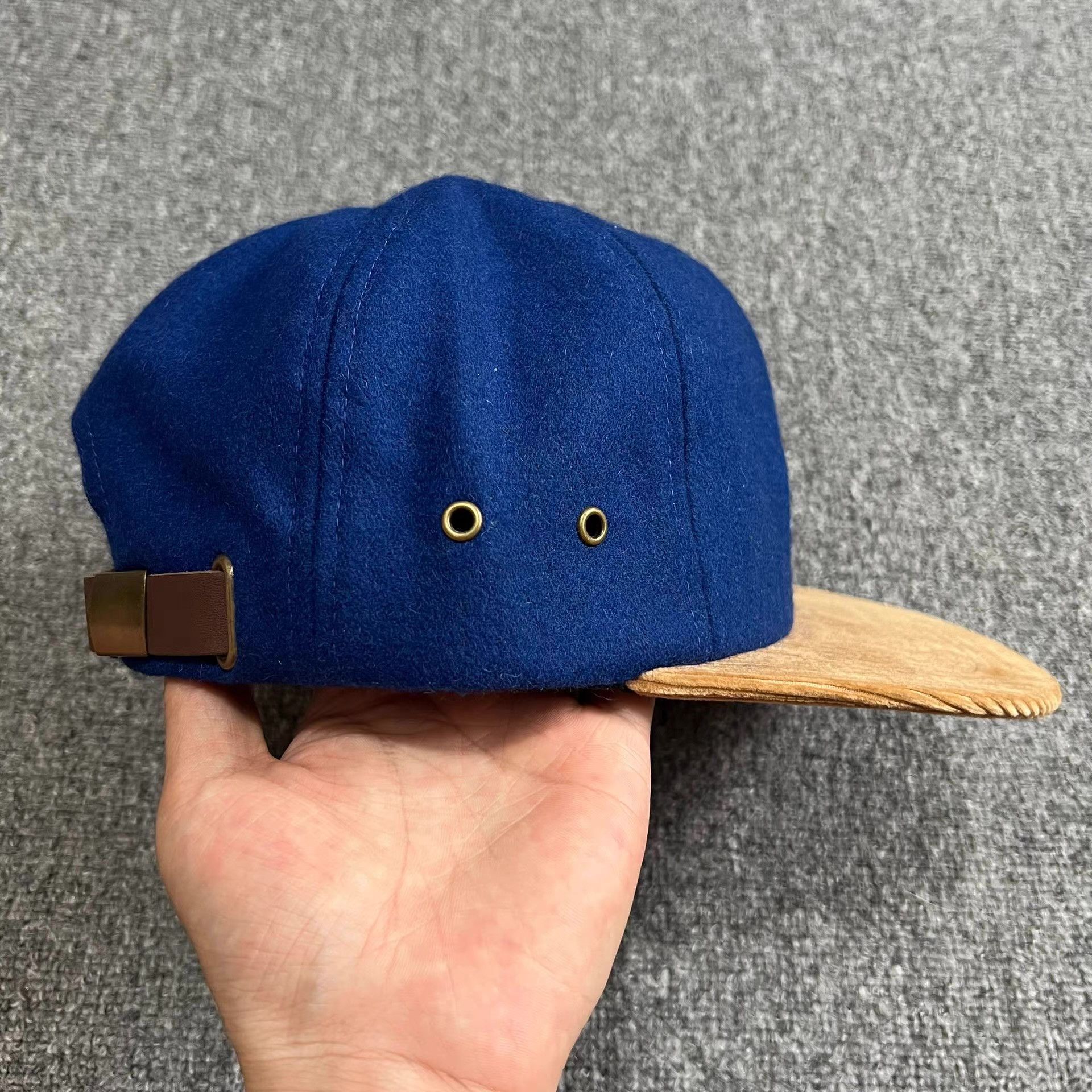 Sixty SIXTY vintage embroidered woolen corduroy baseball cap Q7 Size ONE SIZE - 8 Thumbnail