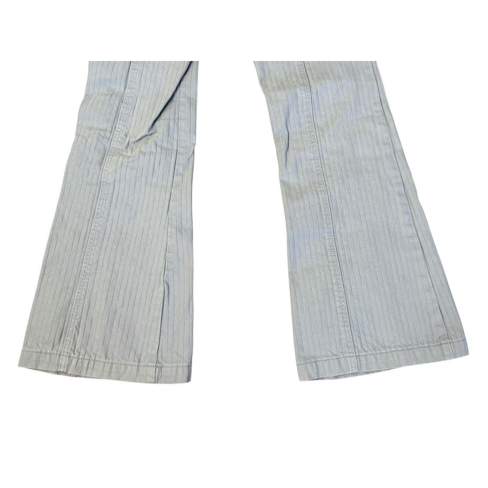 Pacsun PACSUN Low Rise Cargo Ribbed Denim Flare Jeans Size 26 NEW Size 26" / US 2 / IT 38 - 6 Thumbnail
