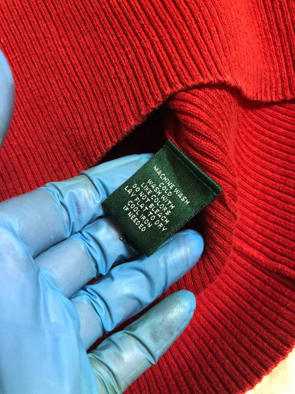 Polo Ralph Lauren Polo Ralph Lauren Ladies Turtle Neck Sweater Color Red Size L / US 10 / IT 46 - 3 Thumbnail