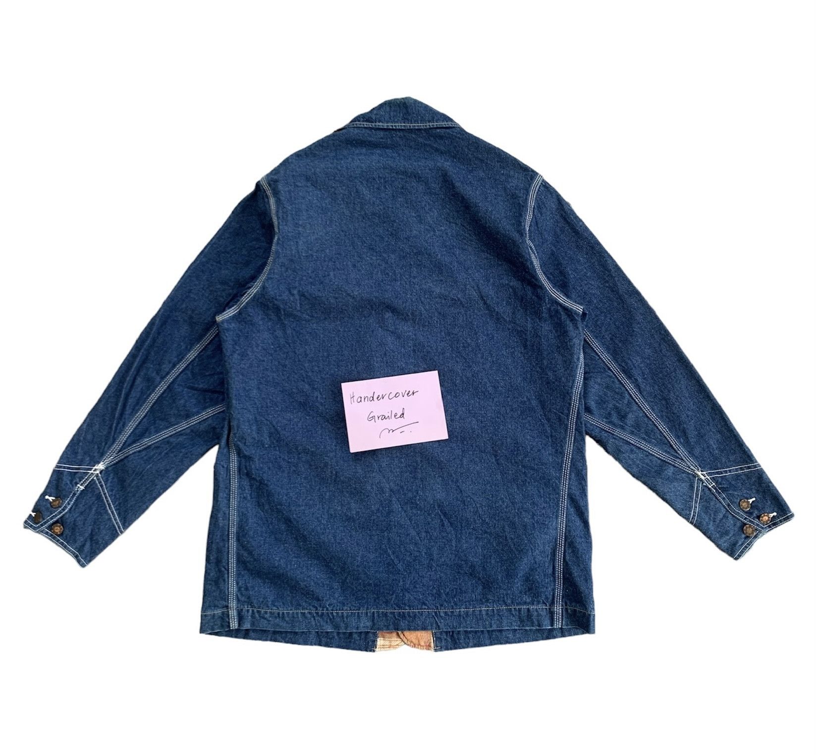 Indigo Sanjego Genuine Indigo Denim Jacket Made in Japan Size US L / EU 52-54 / 3 - 2 Thumbnail