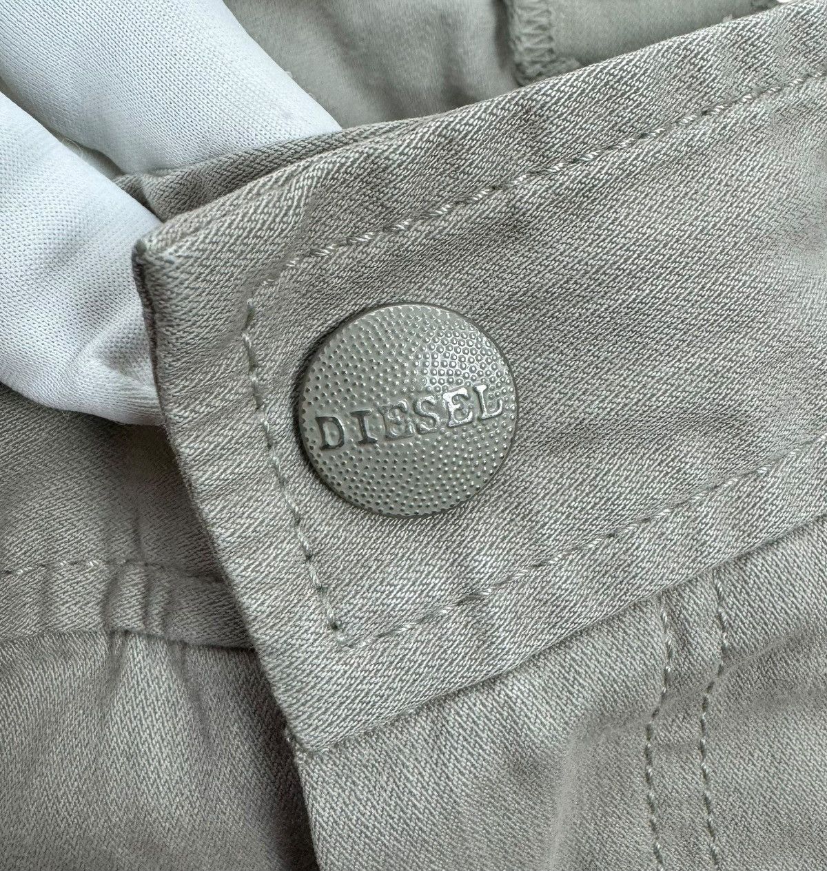 Diesel × Vintage Diesel 00s Vintage Cargo Pants Cotton-Nylon size 27 Size 27" / US 4 / IT 40 - 10 Thumbnail