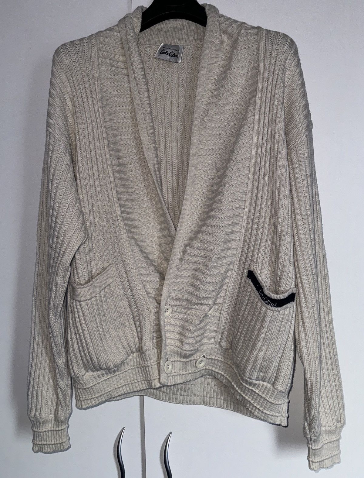 Carlo Colucci Carlo Colucci Wool Cardigan Size US L / EU 52-54 / 3 - 1 Thumbnail
