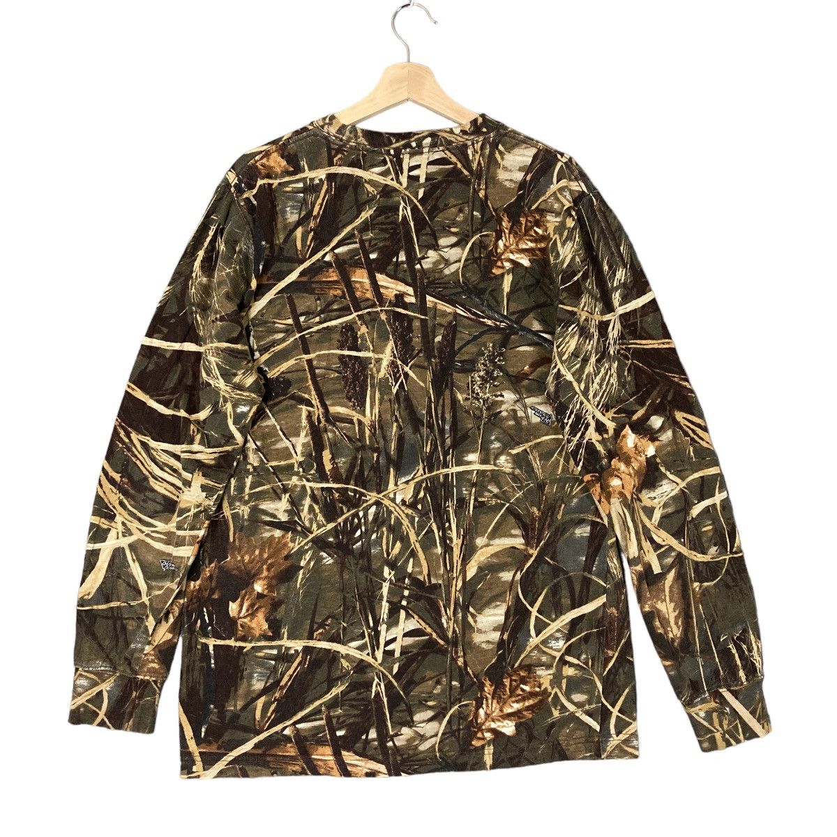 Realtree Crazy Y2K Russell Realtree Camo Long Sleeve Pocket Tee Size US M / EU 48-50 / 2 - 2 Thumbnail