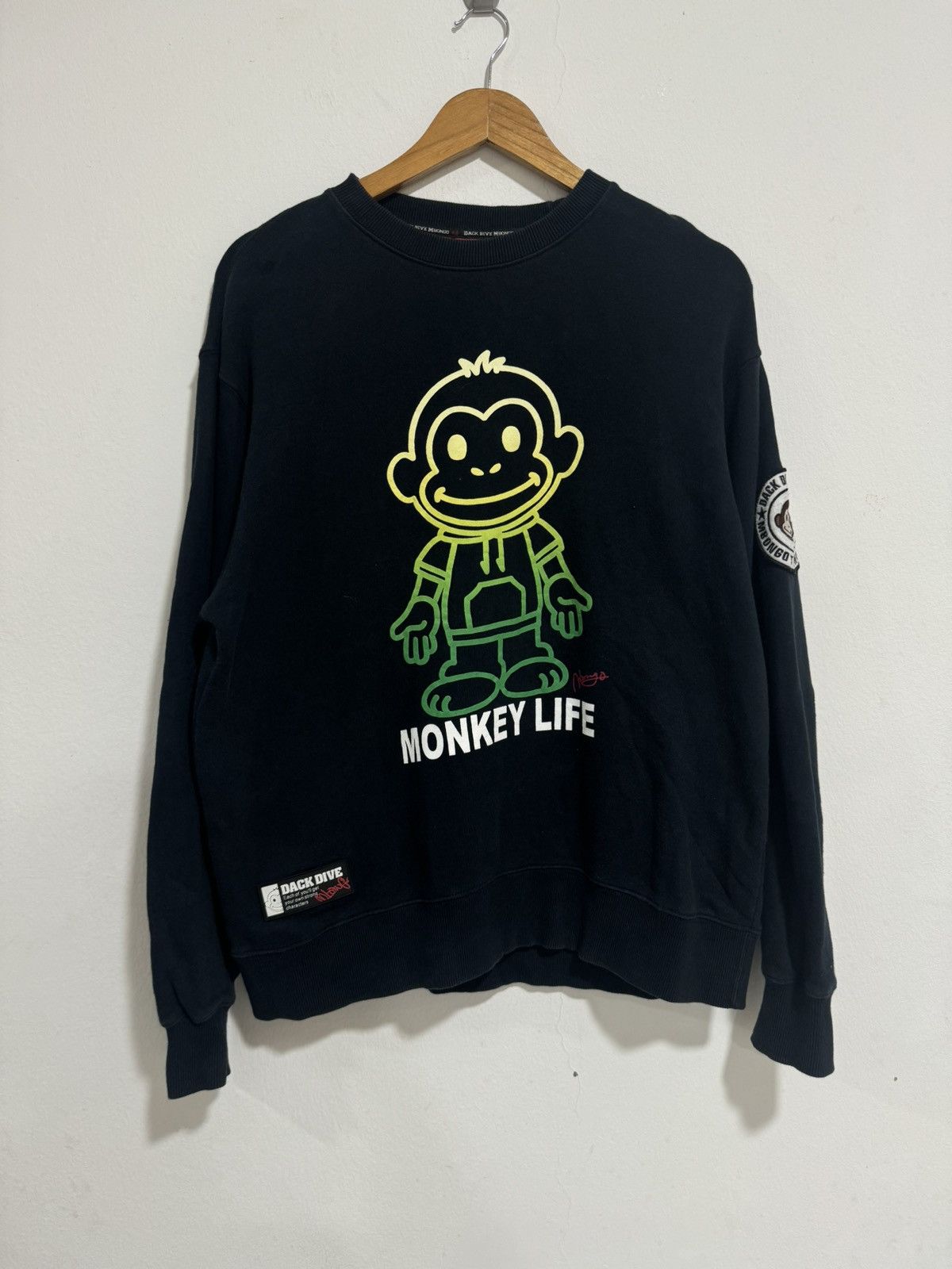 Vintage Vintage Y2K Dack Dive Mbongo Sweatshirt Size US M / EU 48-50 / 2 - 1 Thumbnail