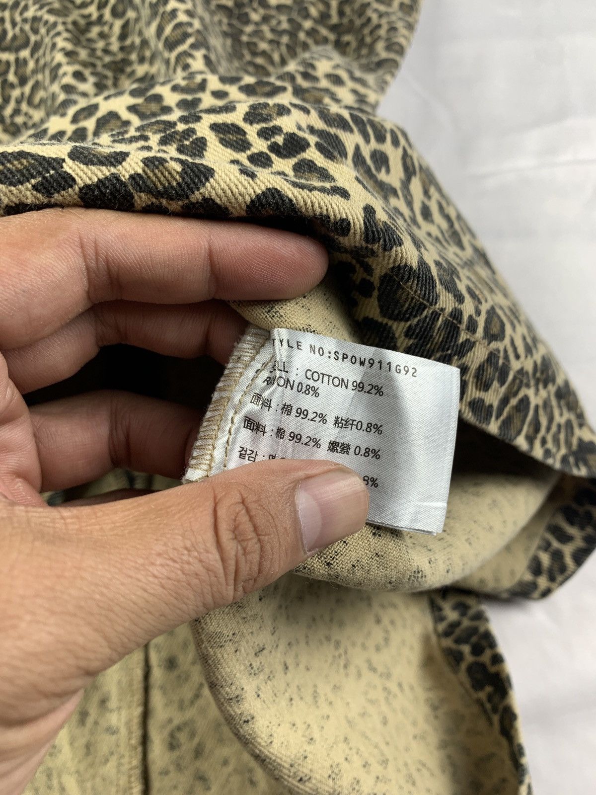 Japanese Brand SPAO Leopard Pattern Print Jeans Tank Mini Dress Size S / US 4 / IT 40 - 6 Thumbnail