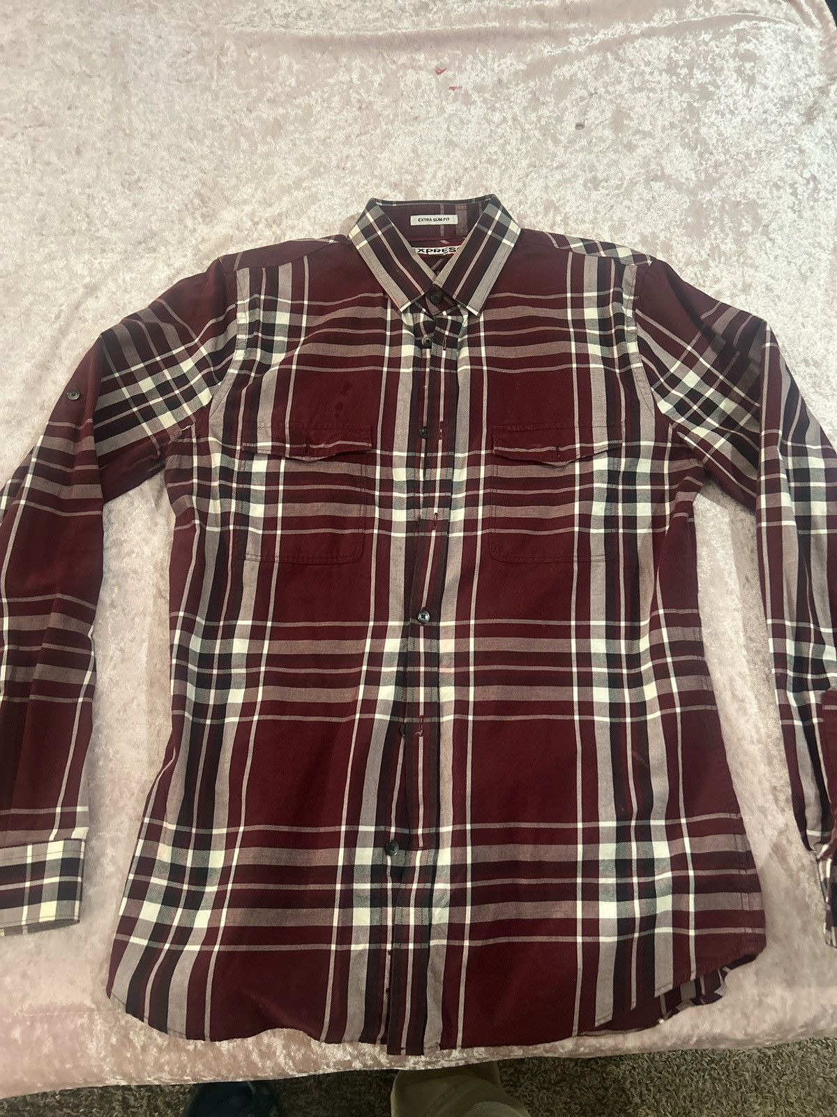 Express Express long sleeve slim fit shirt Size US M / EU 48-50 / 2 - 2 Thumbnail