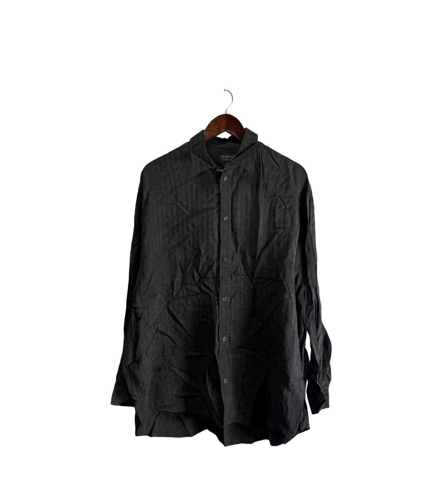 Balenciaga Balenciaga Stripe Silk Button Up Shirt Size XS Size XS / US 0-2 / IT 36-38 - 1 Thumbnail
