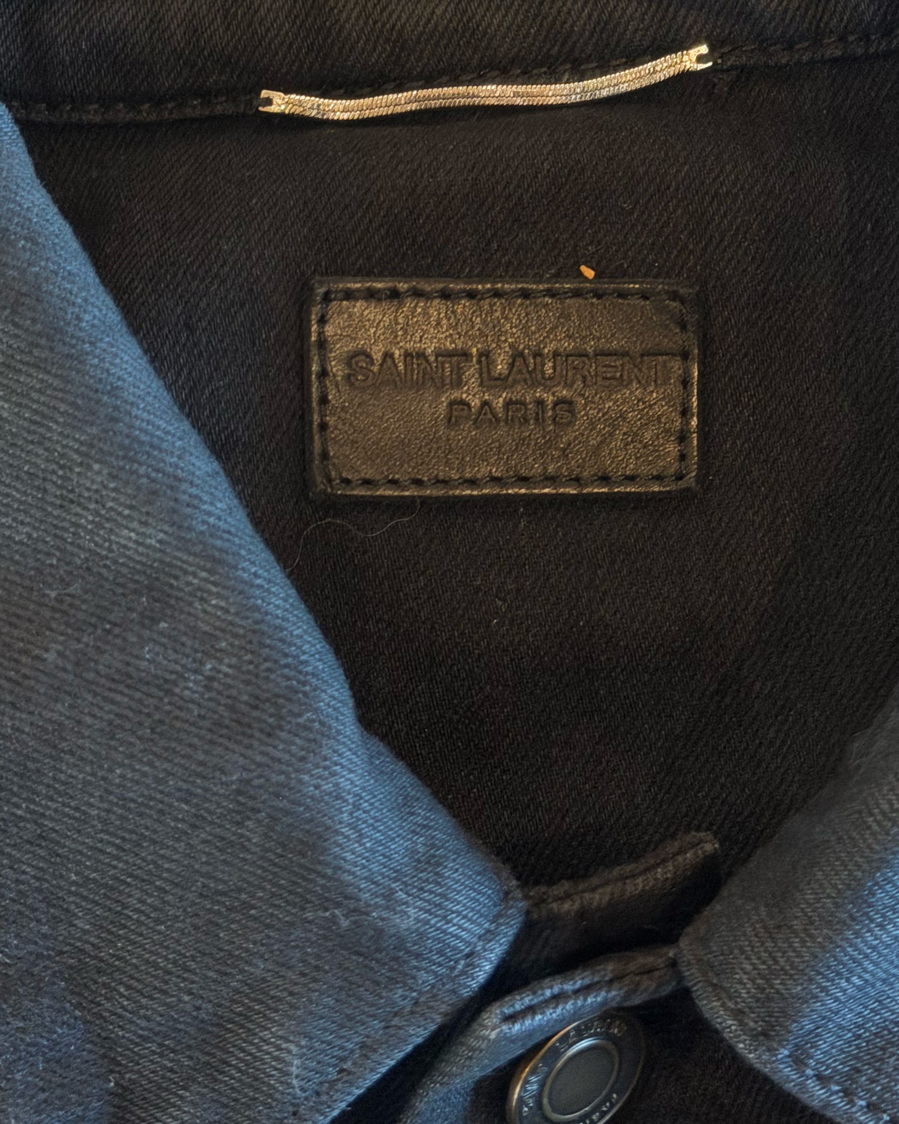 Saint Laurent Paris SAINT LAURENT 2019 DENIM TRUCKER JACKET Size US S / EU 44-46 / 1 - 4 Thumbnail