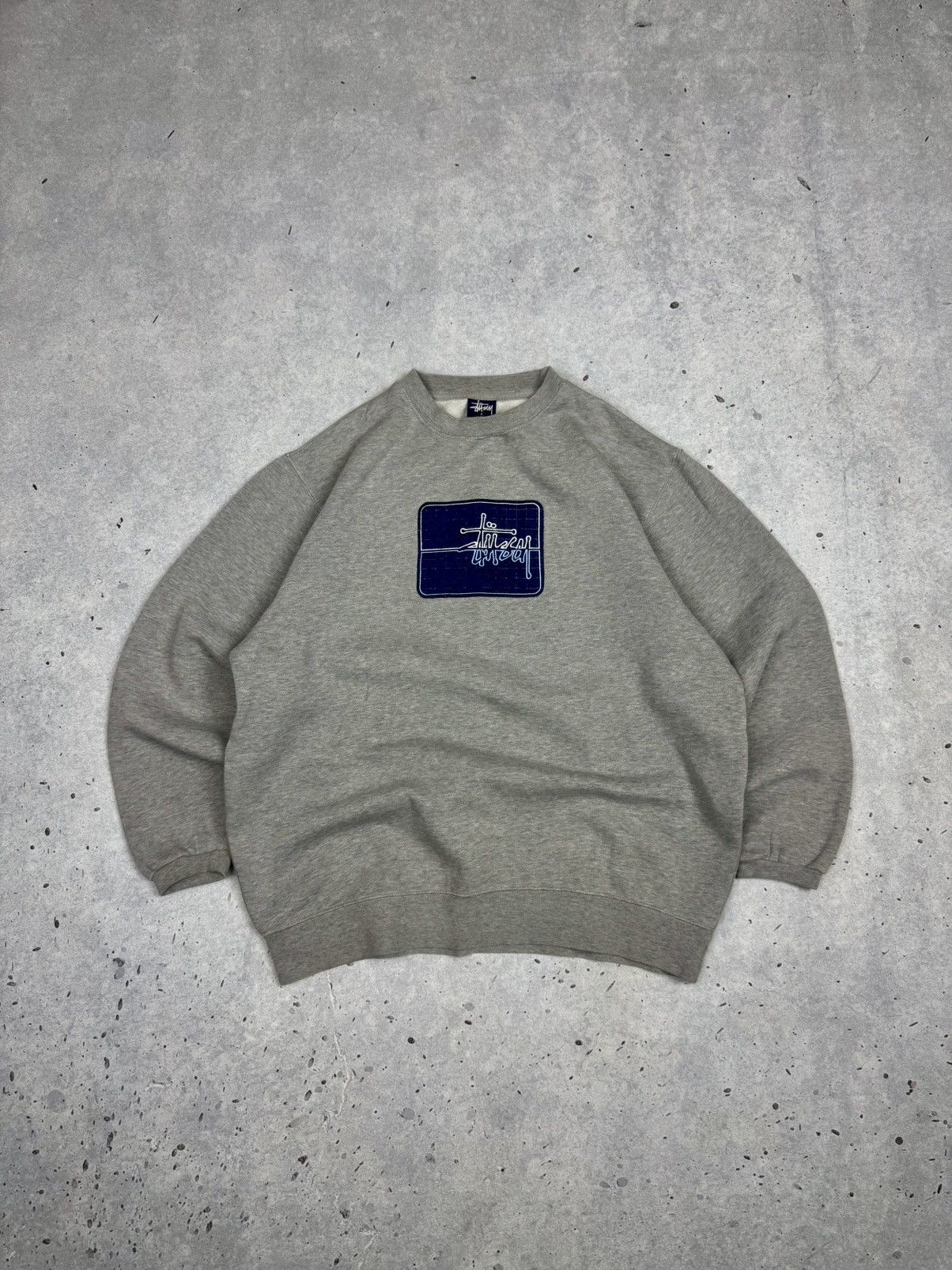 Stussy 90s Stussy Center Logo Oversized Sweatshirt Size US S / EU 44-46 / 1 - 1 Thumbnail