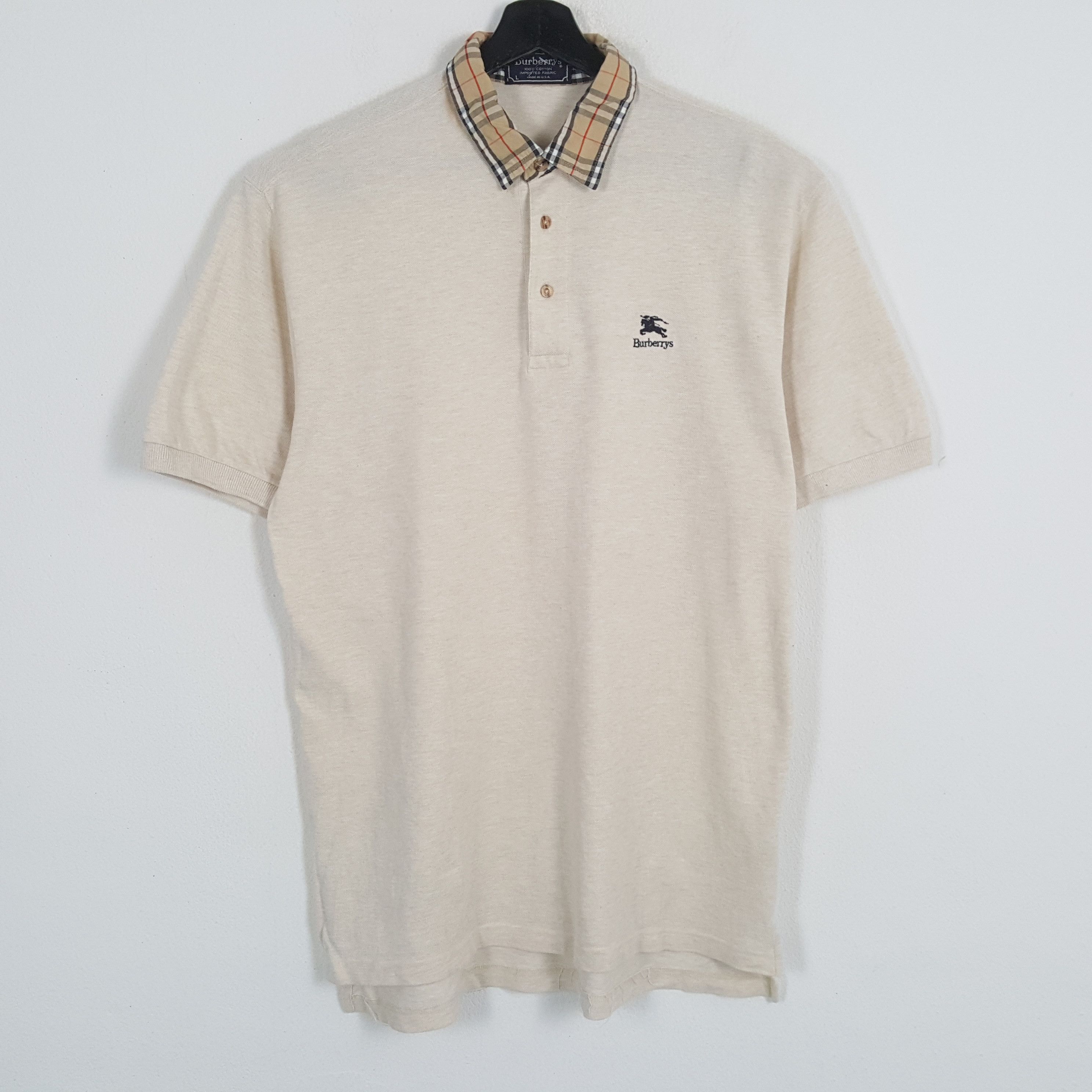 Burberry × Vintage BURBERRYS Luxury Brand Fashion Style Casual Polos Size US L / EU 52-54 / 3 - 1 Thumbnail