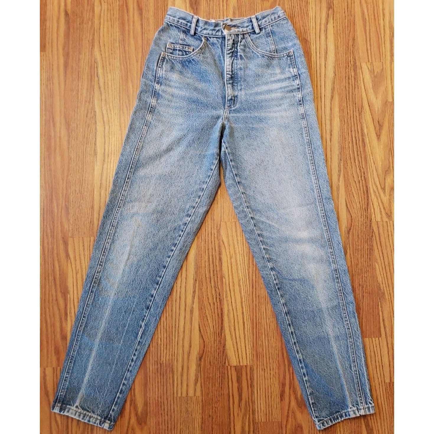 Calvin Klein Calvin Klein High Rise Jeans Womens 4 Stonewash Blue Vintage Size 27" / US 4 / IT 40 - 3 Thumbnail
