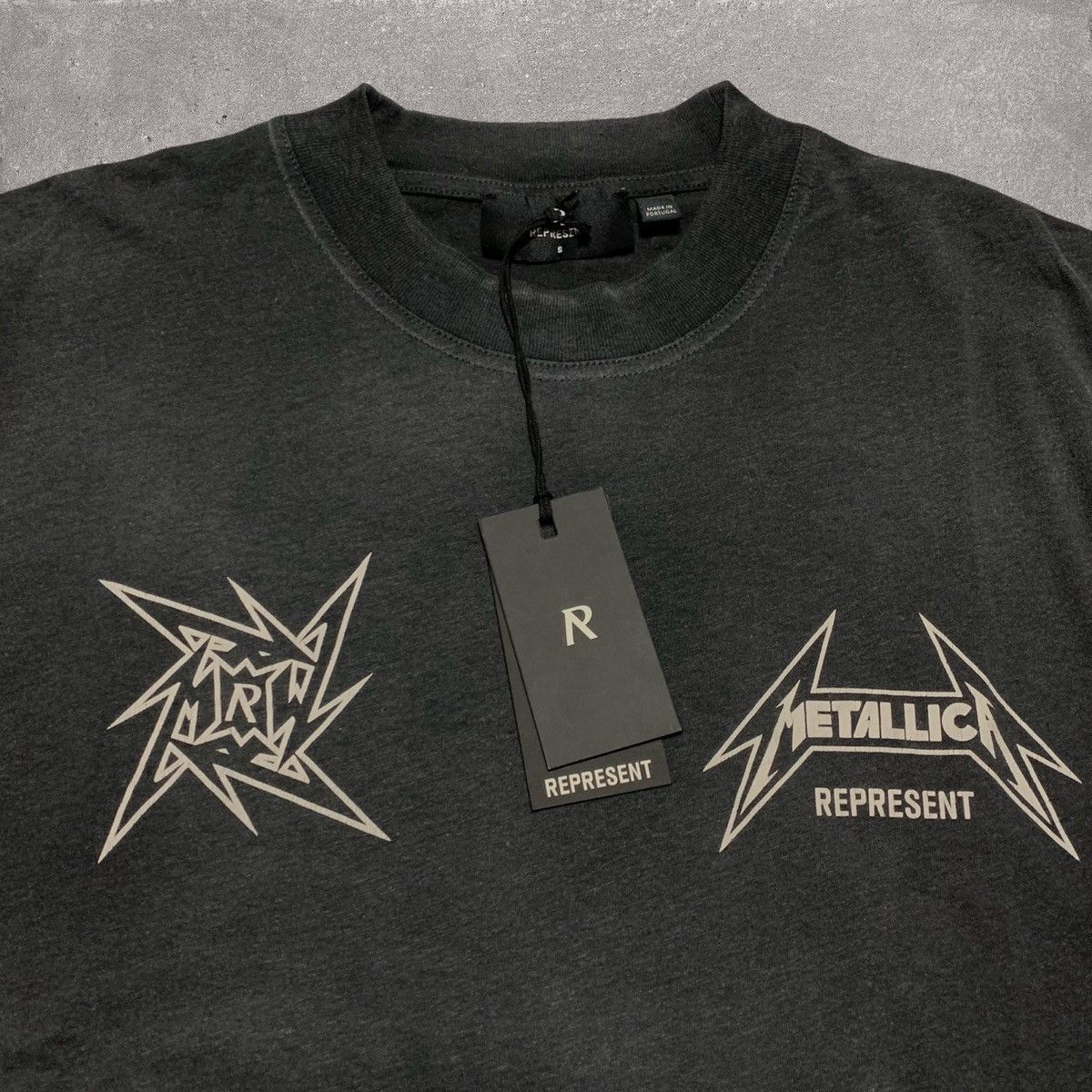 Represent Clo. Represent Metallica Small 40th Anniversary Stained Black Tee Size US S / EU 44-46 / 1 - 3 Thumbnail