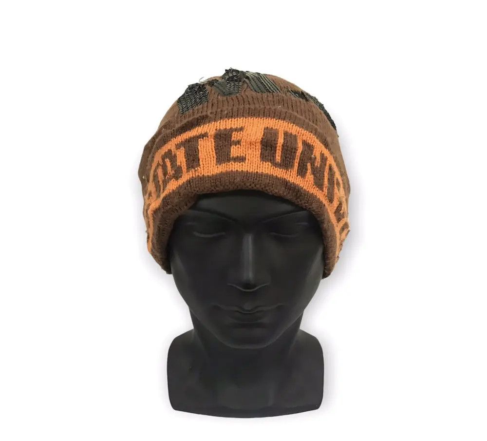 Japanese Brand Japanese Brand Spellout Beanie Hat Size ONE SIZE - 2 Thumbnail