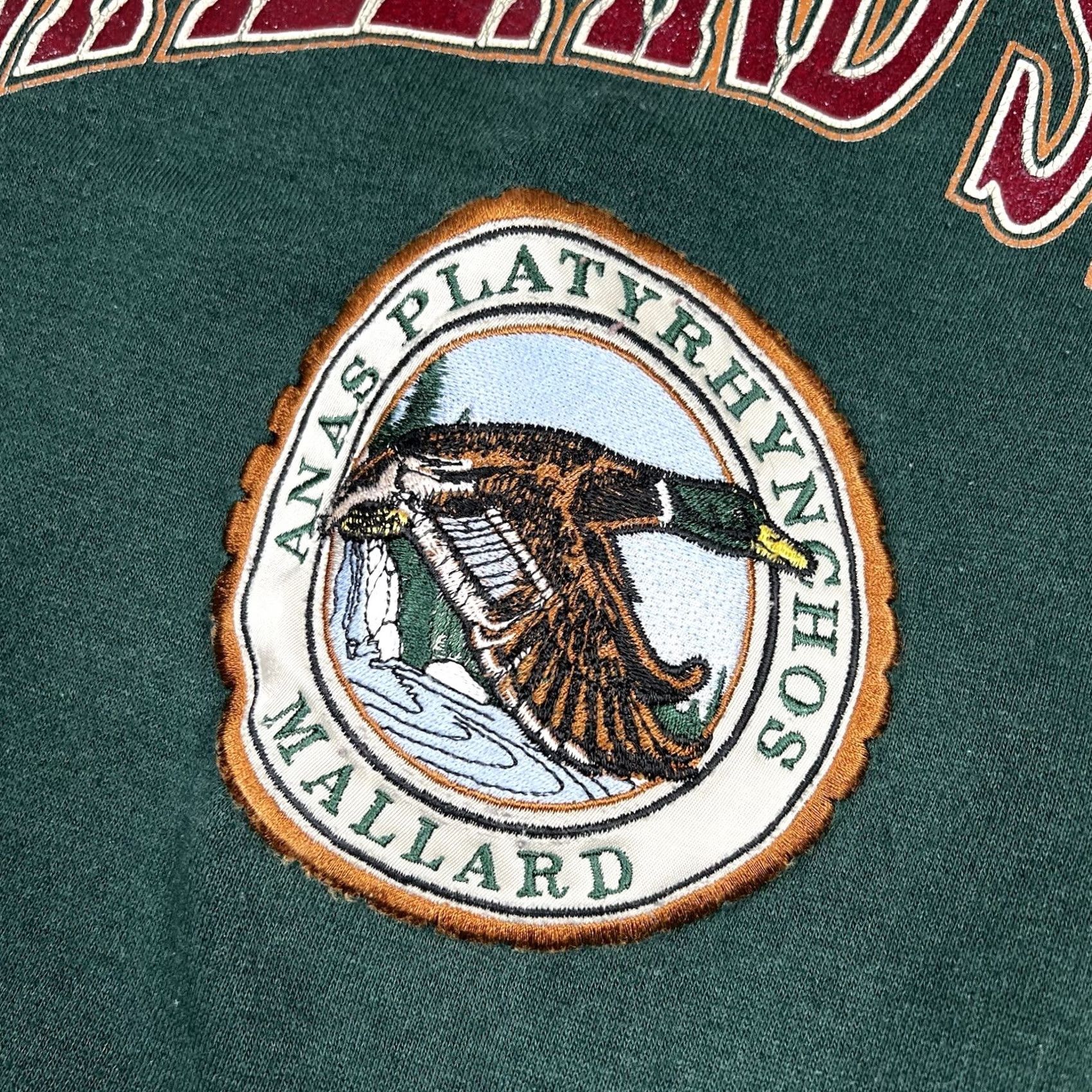 Vintage VINTAGE Midwest Mallard State Duck Graphic Gusset Crewneck Large Hunting Sweatshirt Mens Size US L / EU 52-54 / 3 - 7 Thumbnail
