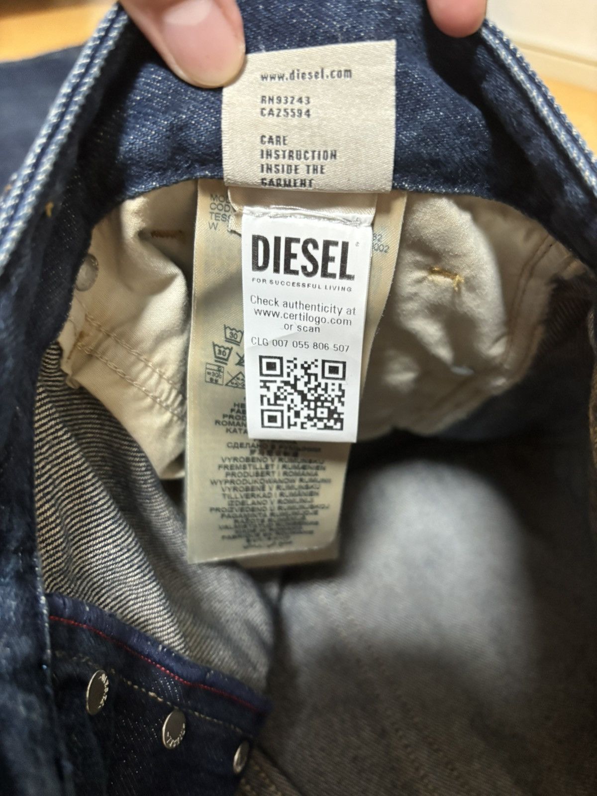 Diesel Diesel D-rise 31x30 Size US 31 - 15 Thumbnail